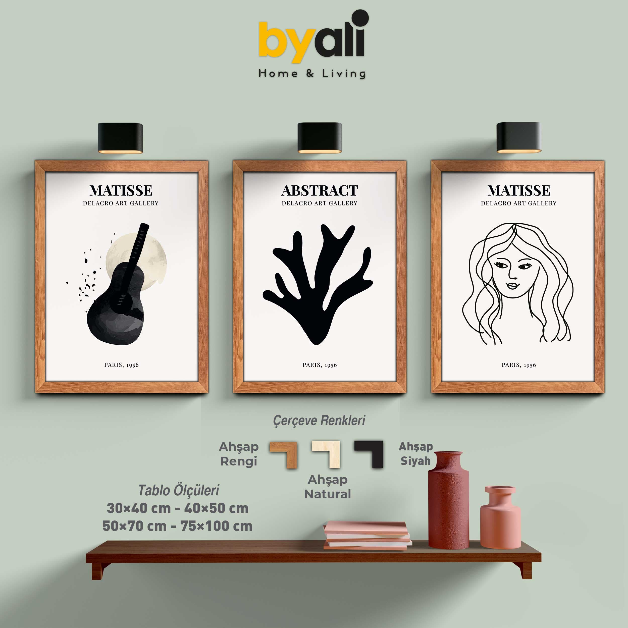 Matisse 3’lü Tablo Seti 3213
