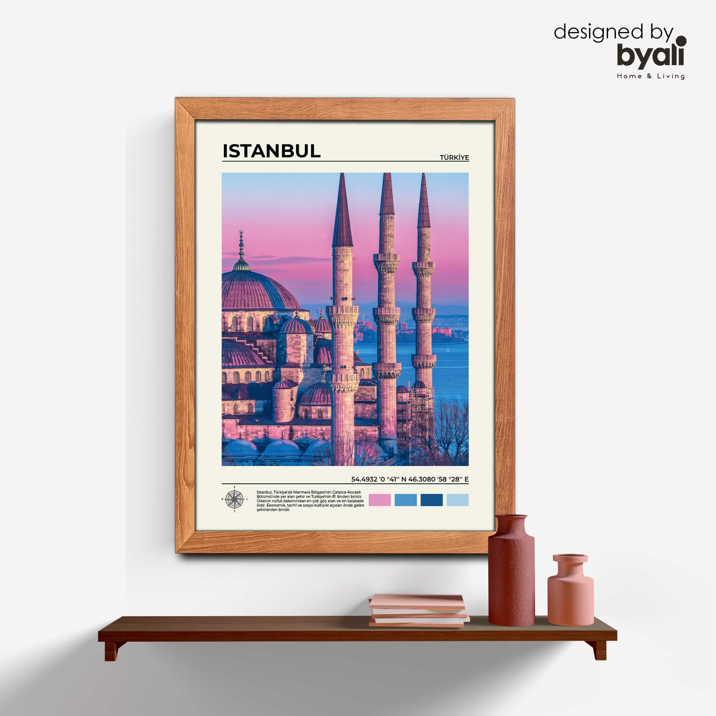 İstanbul Ahşap Çerçeveli Tablo 1003