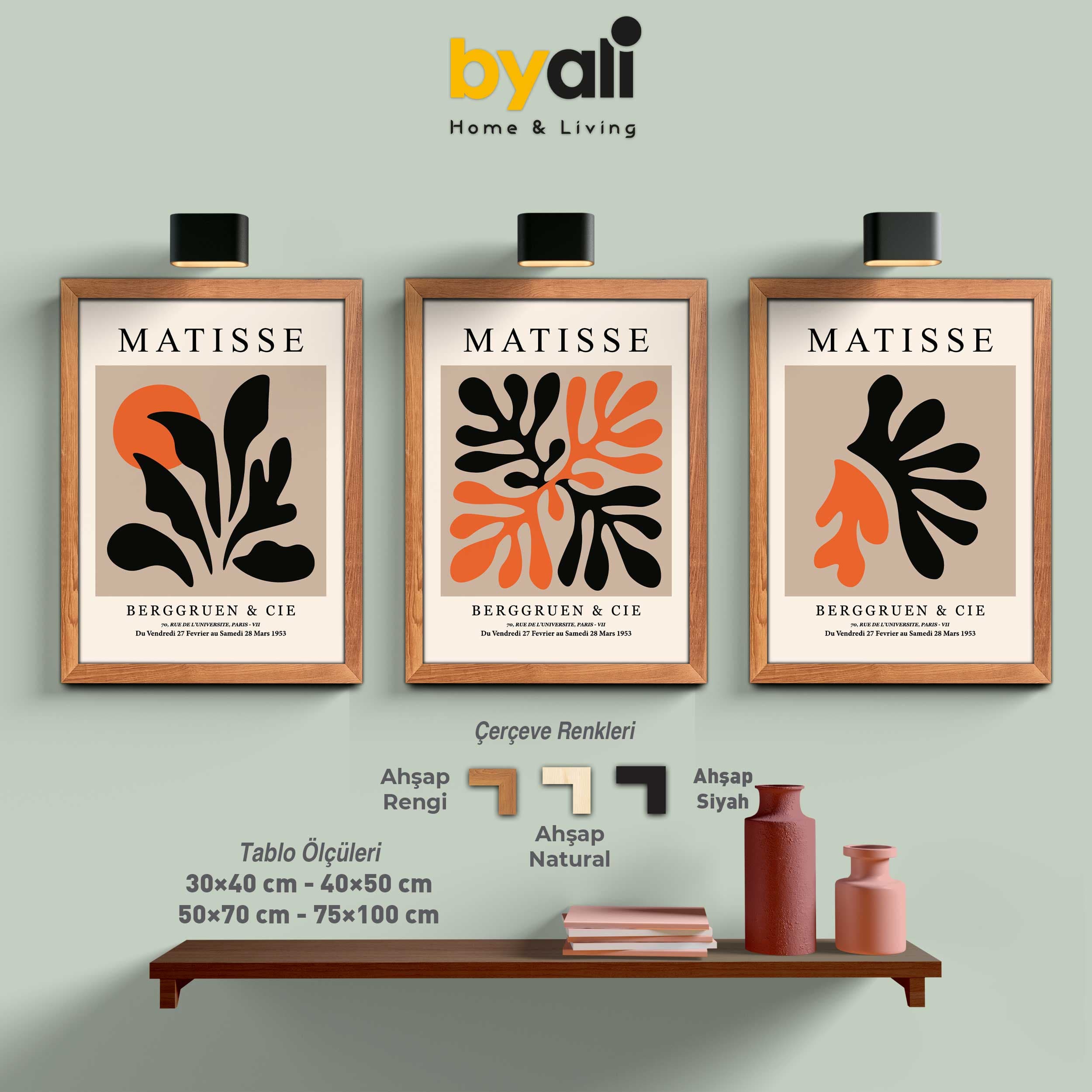 Matisse 3’lü Tablo Seti 3219