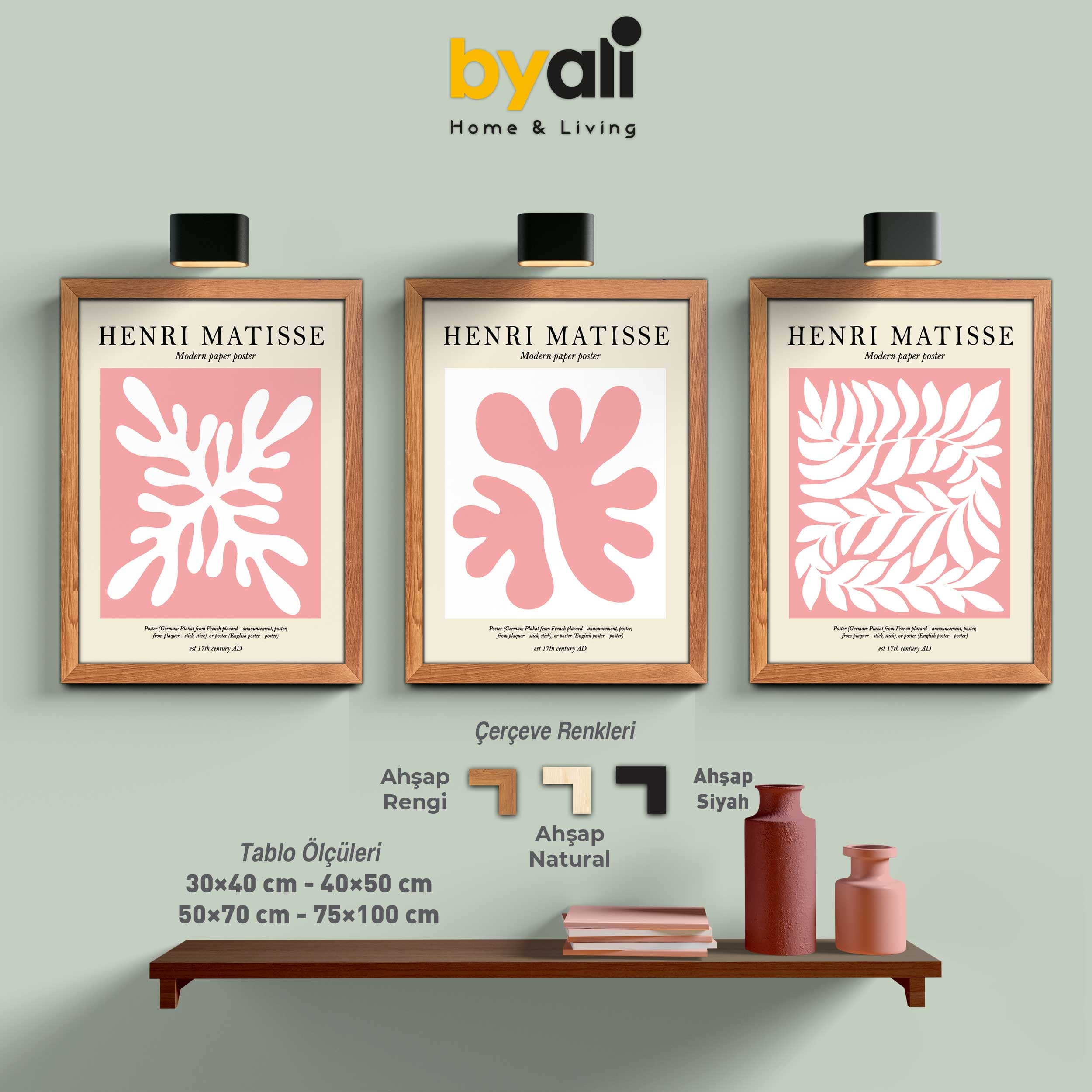 Matisse 3’lü Tablo Seti 3255