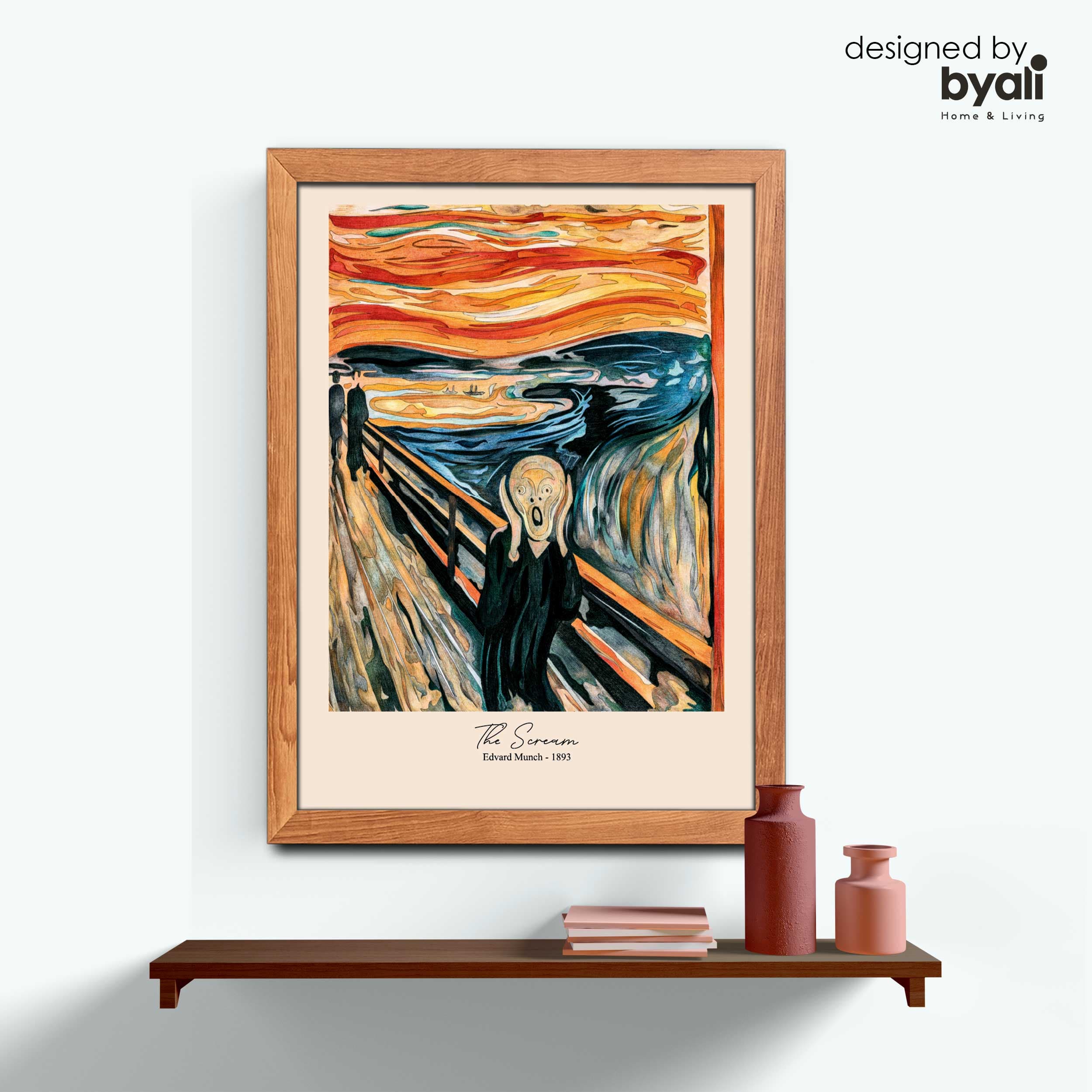The Scream – Çığlık Çerçeveli Tablo