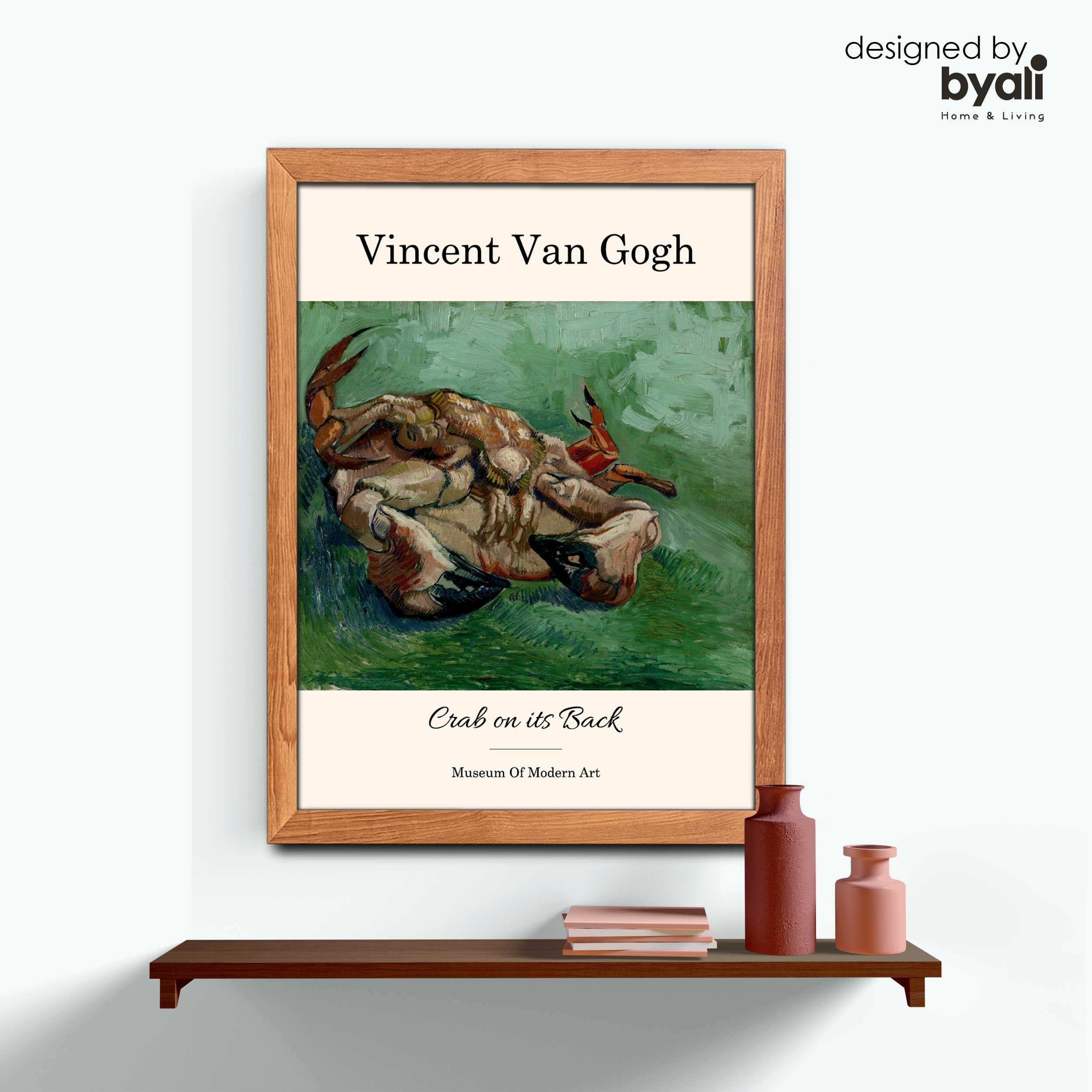 Van Gogh – Crab on its Back Tablo