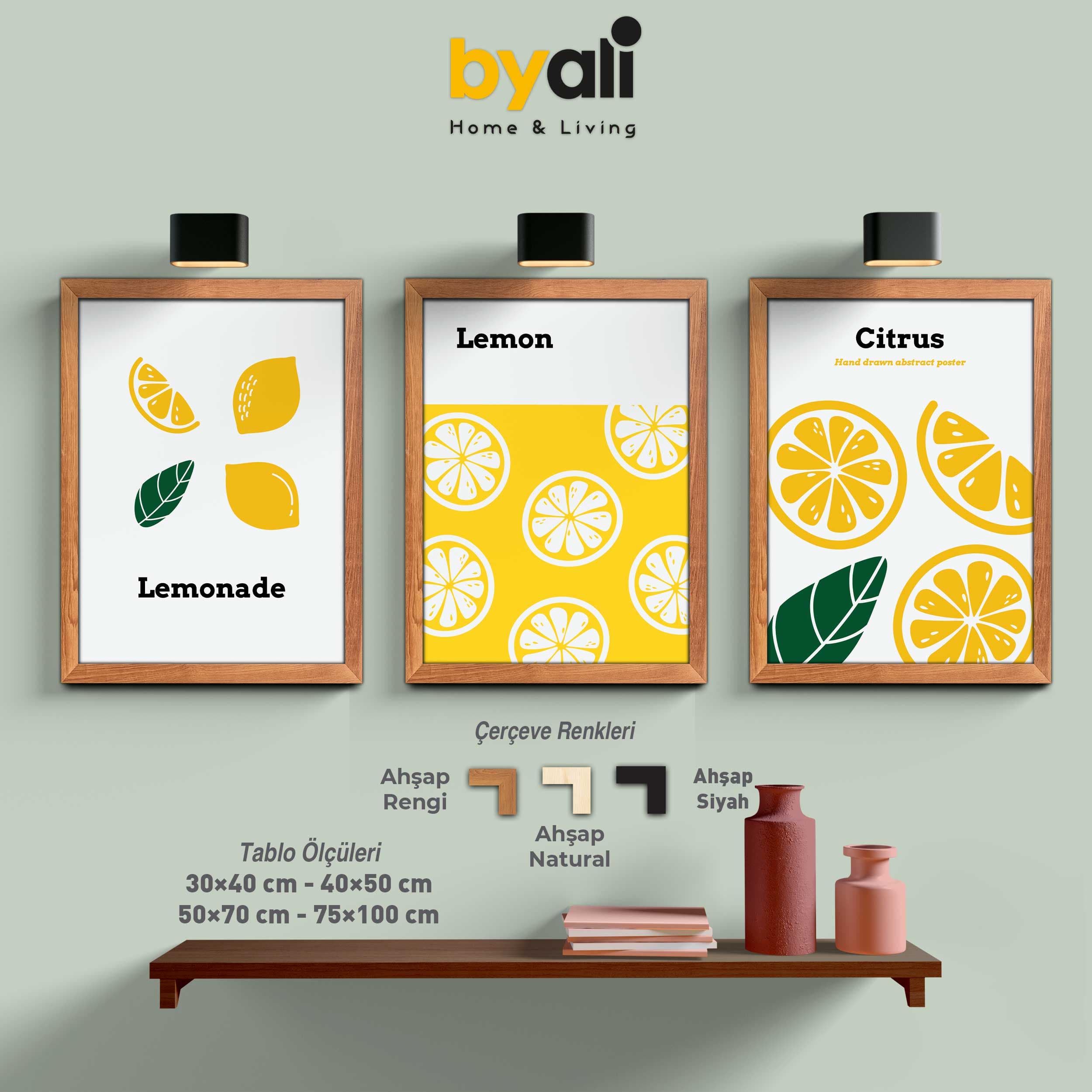 Lemon 3’lü Tablo Seti
