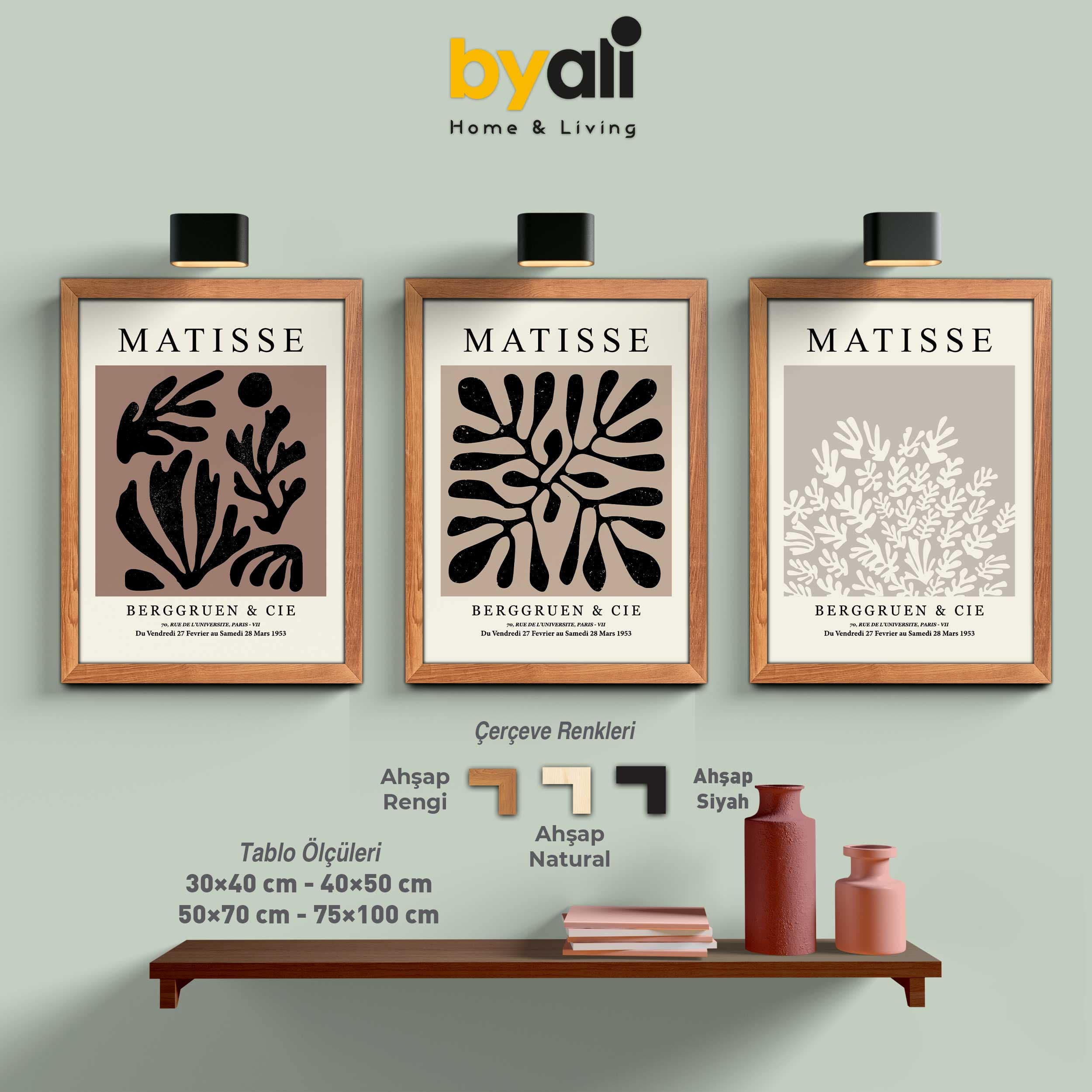 Matisse 3’lü Tablo Seti 3217