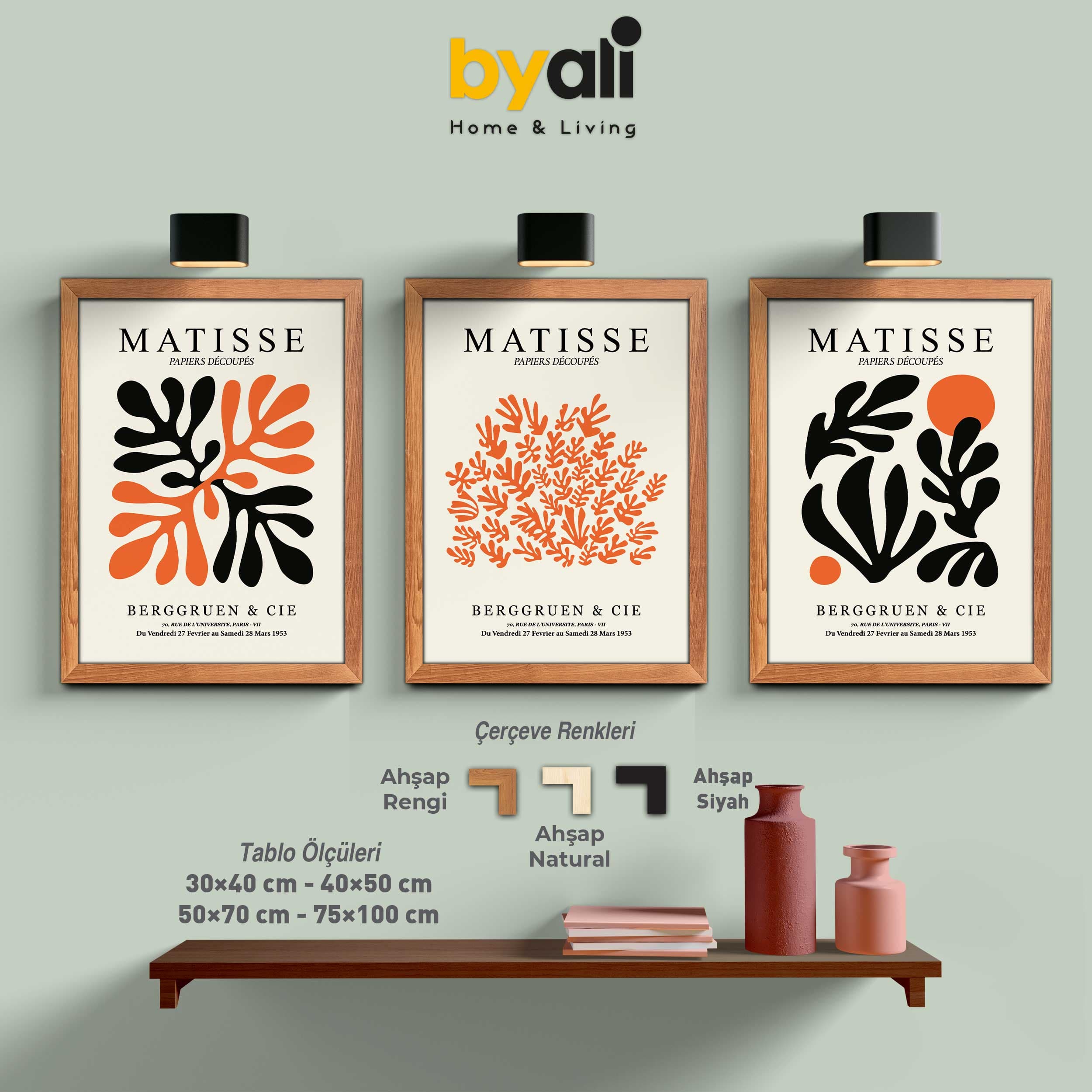Matisse 3’lü Tablo Seti 3220