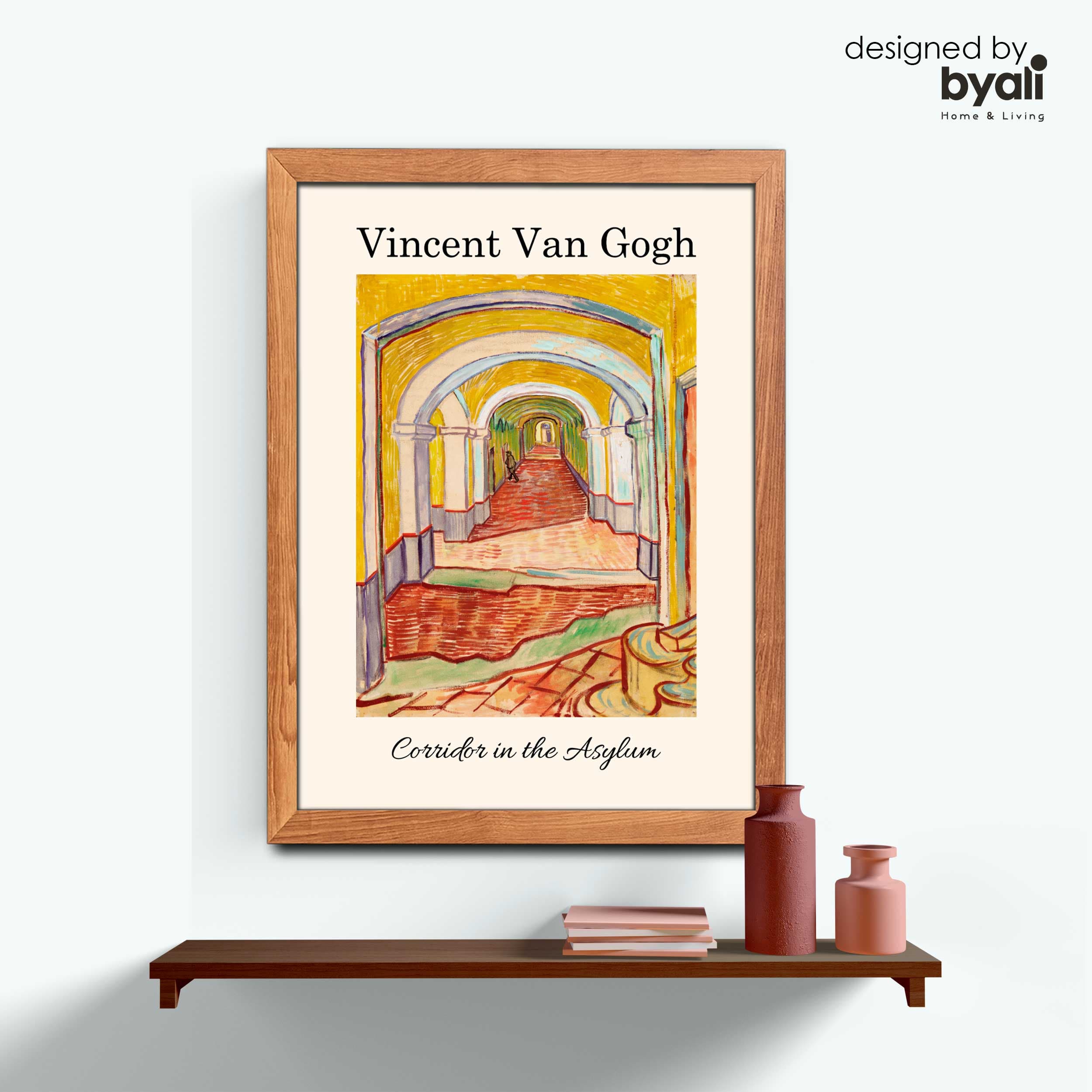 Van Gogh – Corridor in the Asylum Tablo