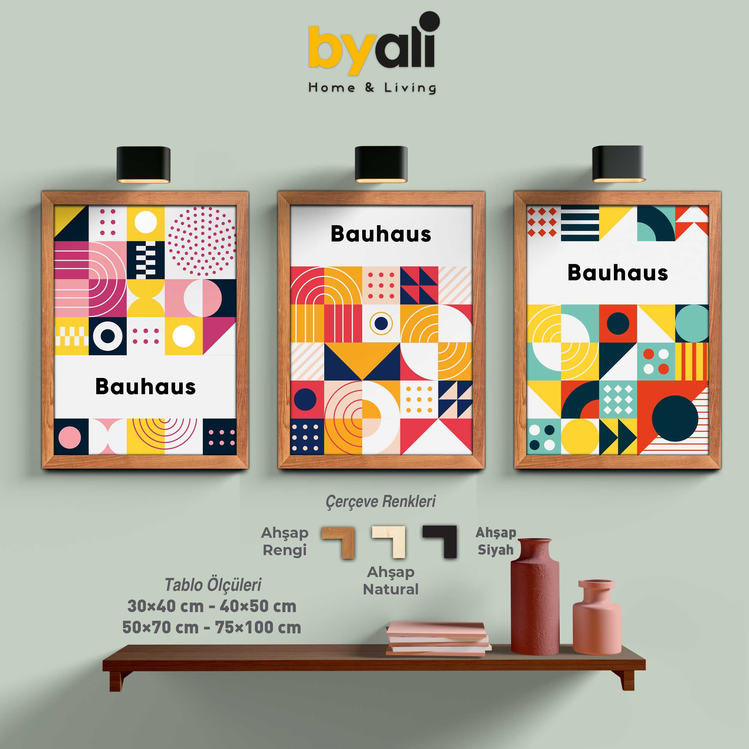 Bauhaus 3’lü Tablo Seti 3199