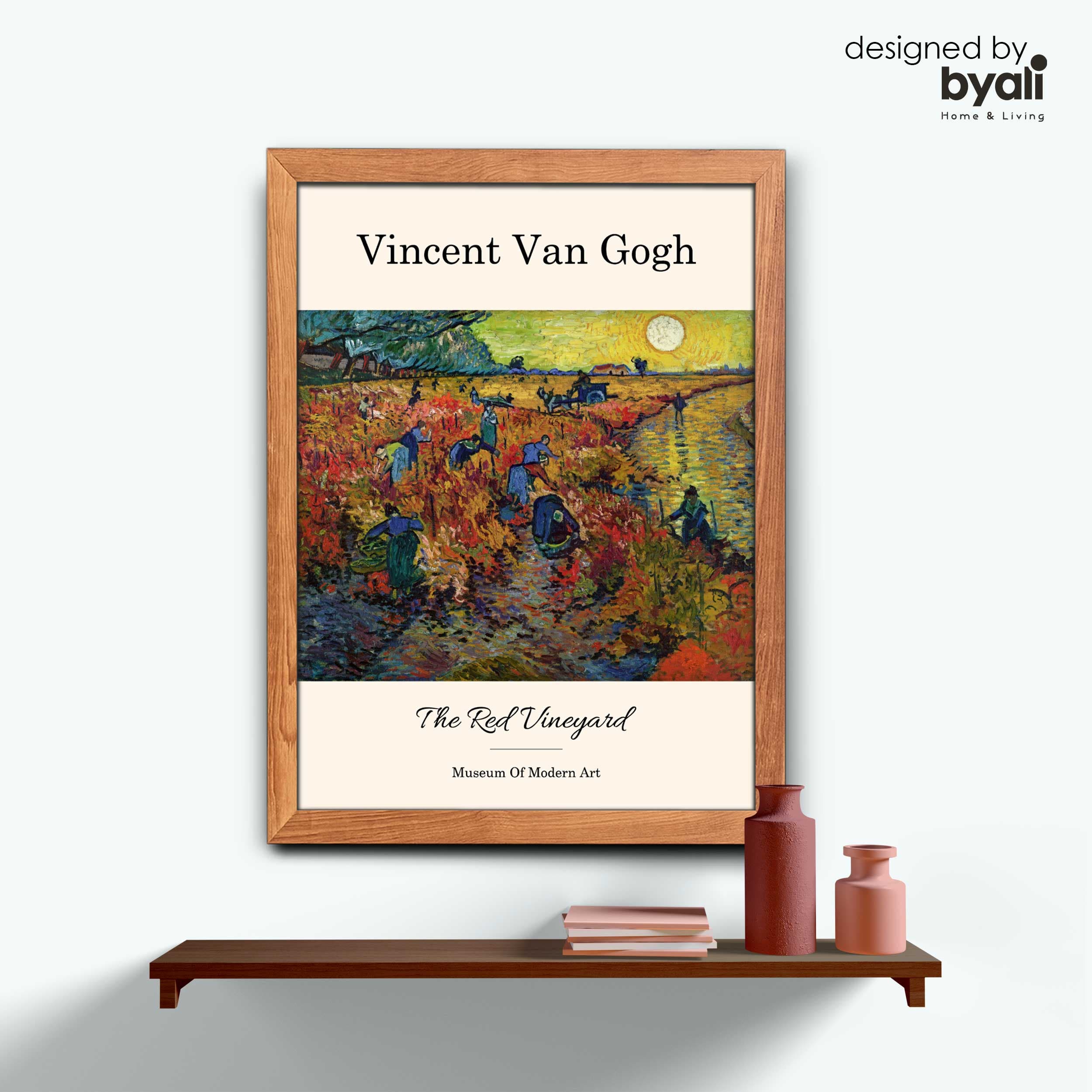 Van Gogh – The Red Vineyard Tablo