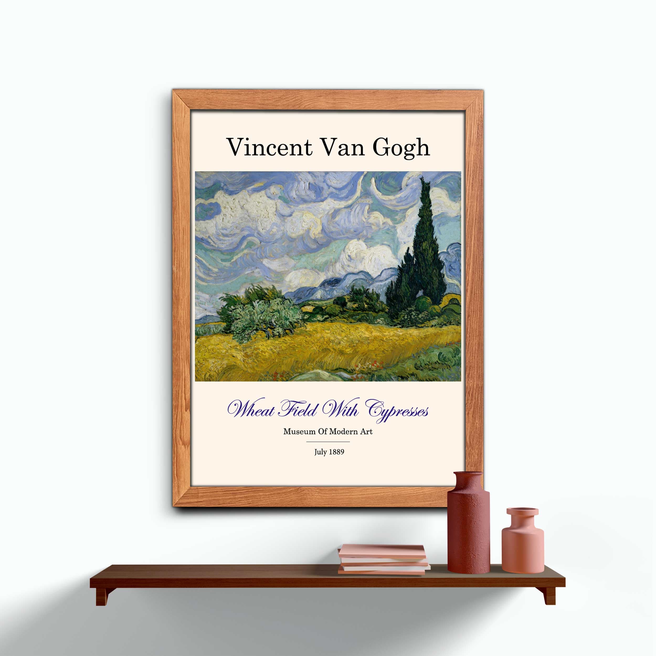 Van Gogh – trees and grasses Tablo