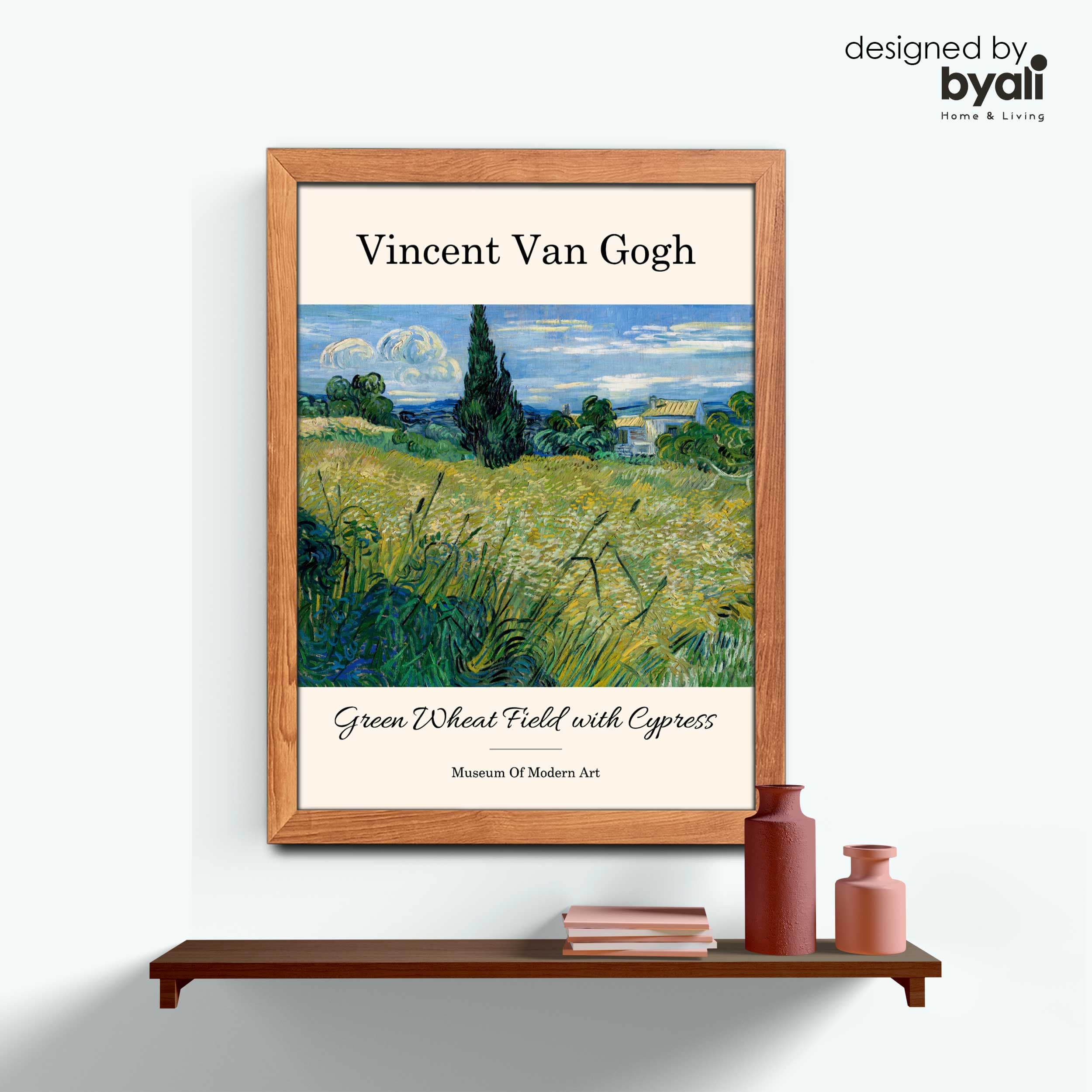 Van Gogh – Green Wheat Field Tablo