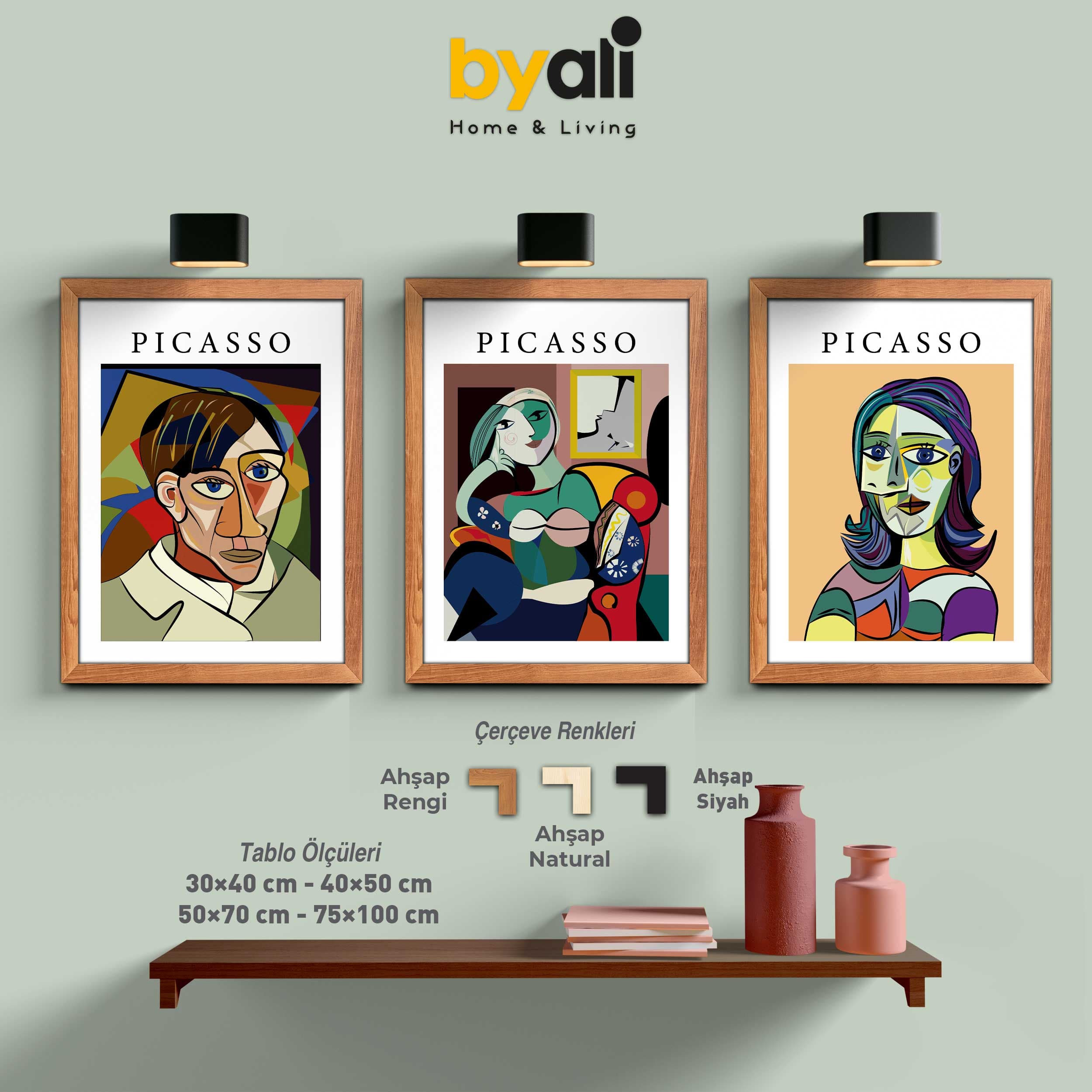 Picasso 3’lü Tablo Seti 3237
