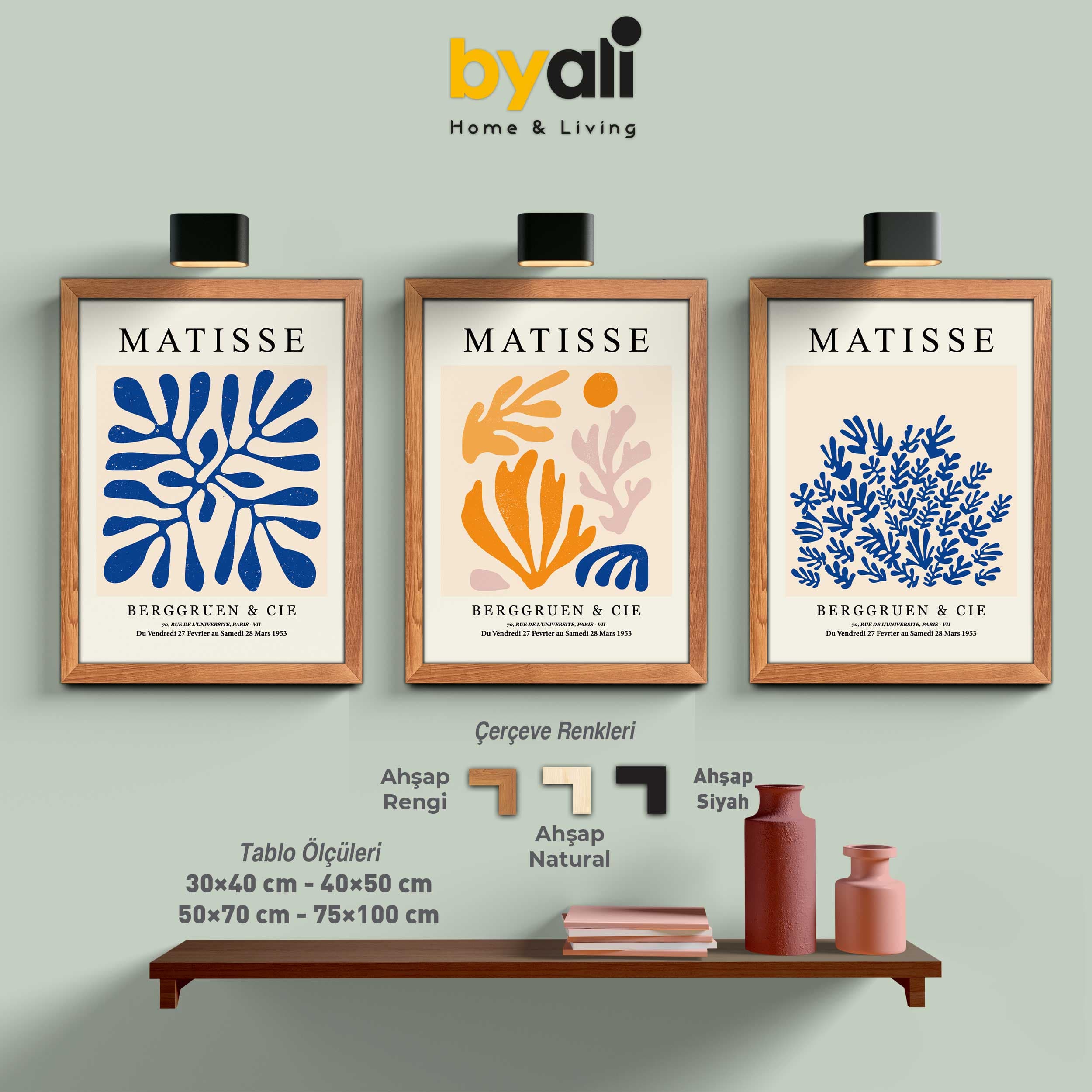 Matisse 3’lü Tablo Seti 3218