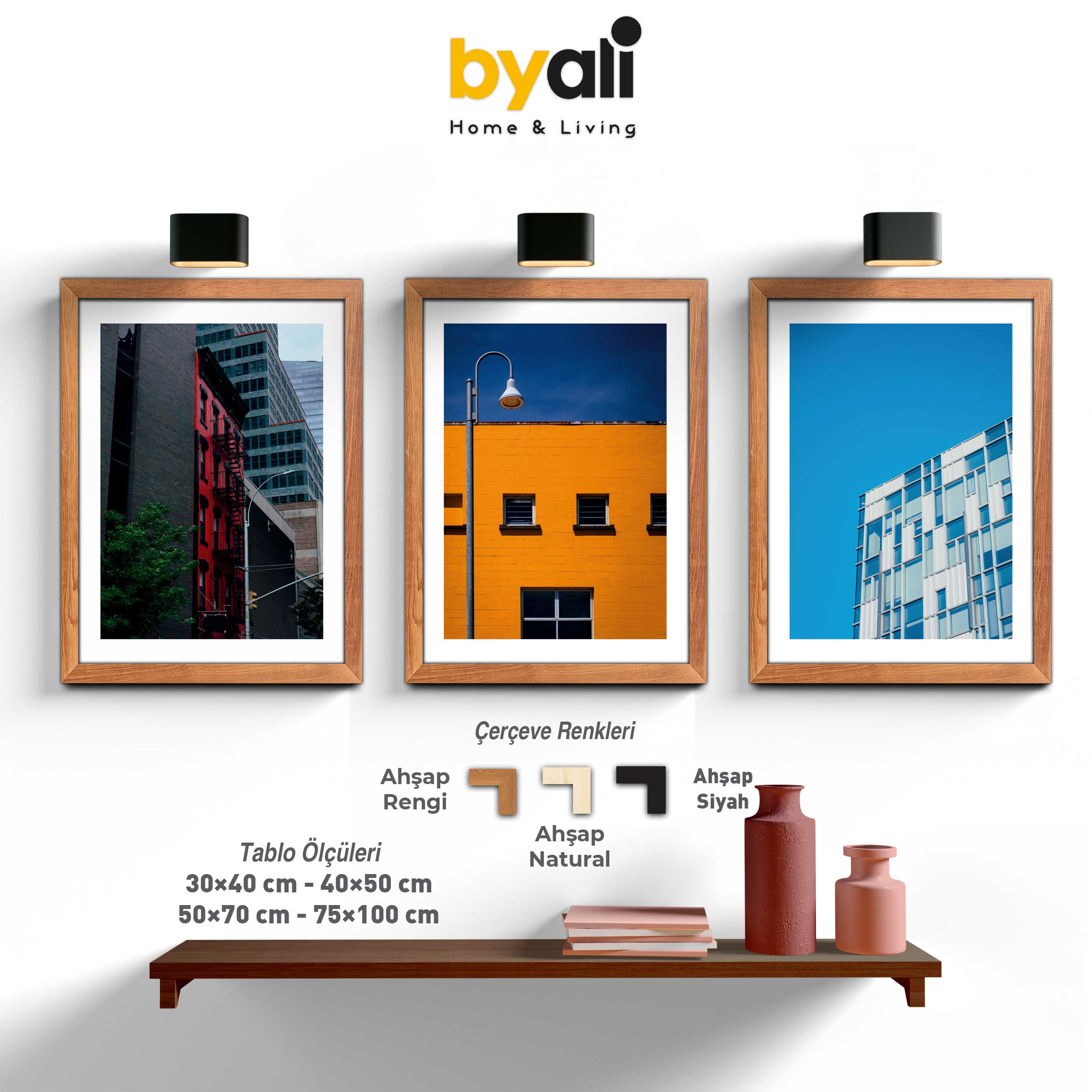 Life Style 3’lü Tablo Seti 1072