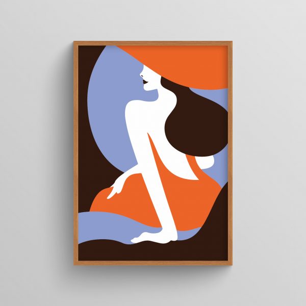 Ahşap Çerçeveli boho wall art 3'lü Tablo Seti