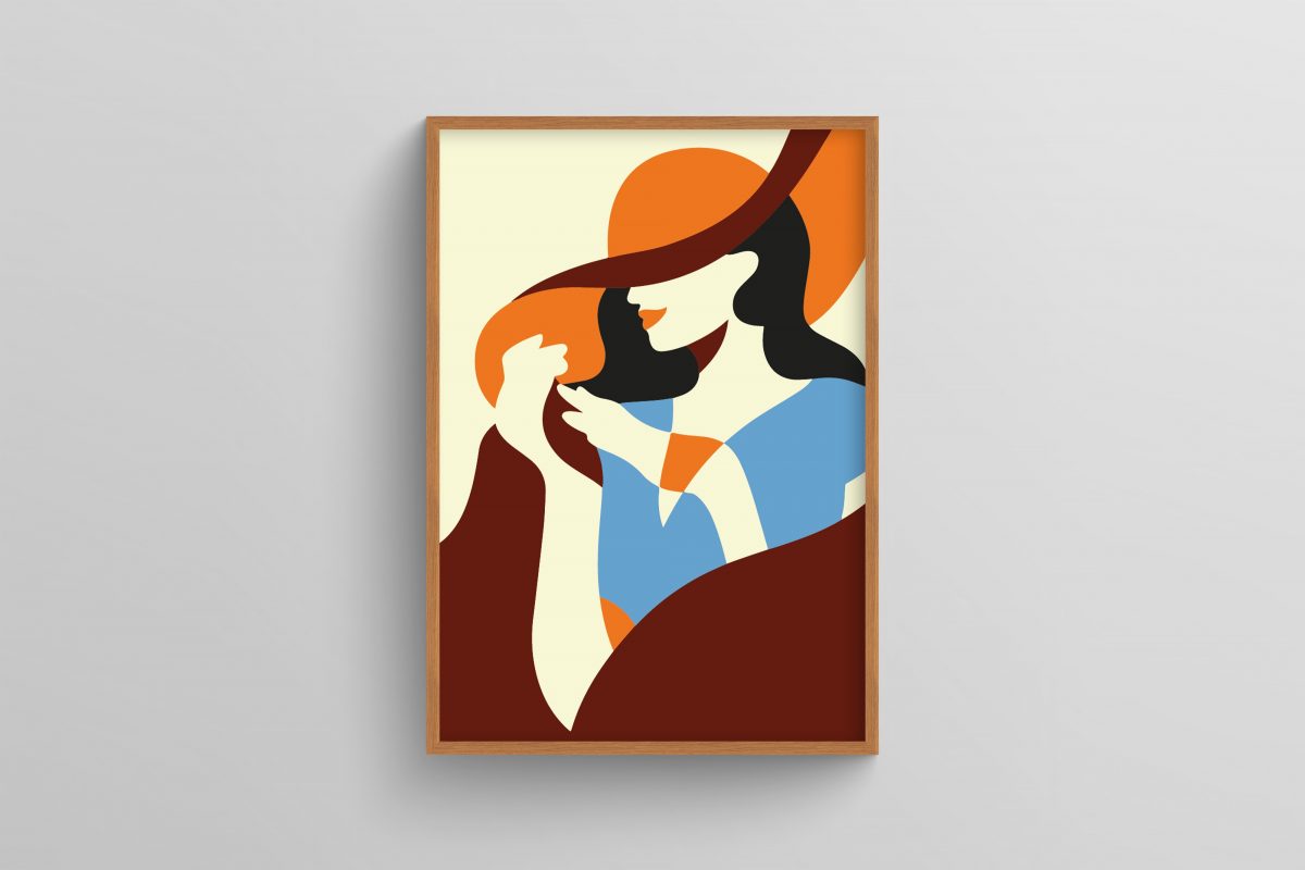 Ahşap Çerçeveli folwer 3’lü Tablo Seti 3030