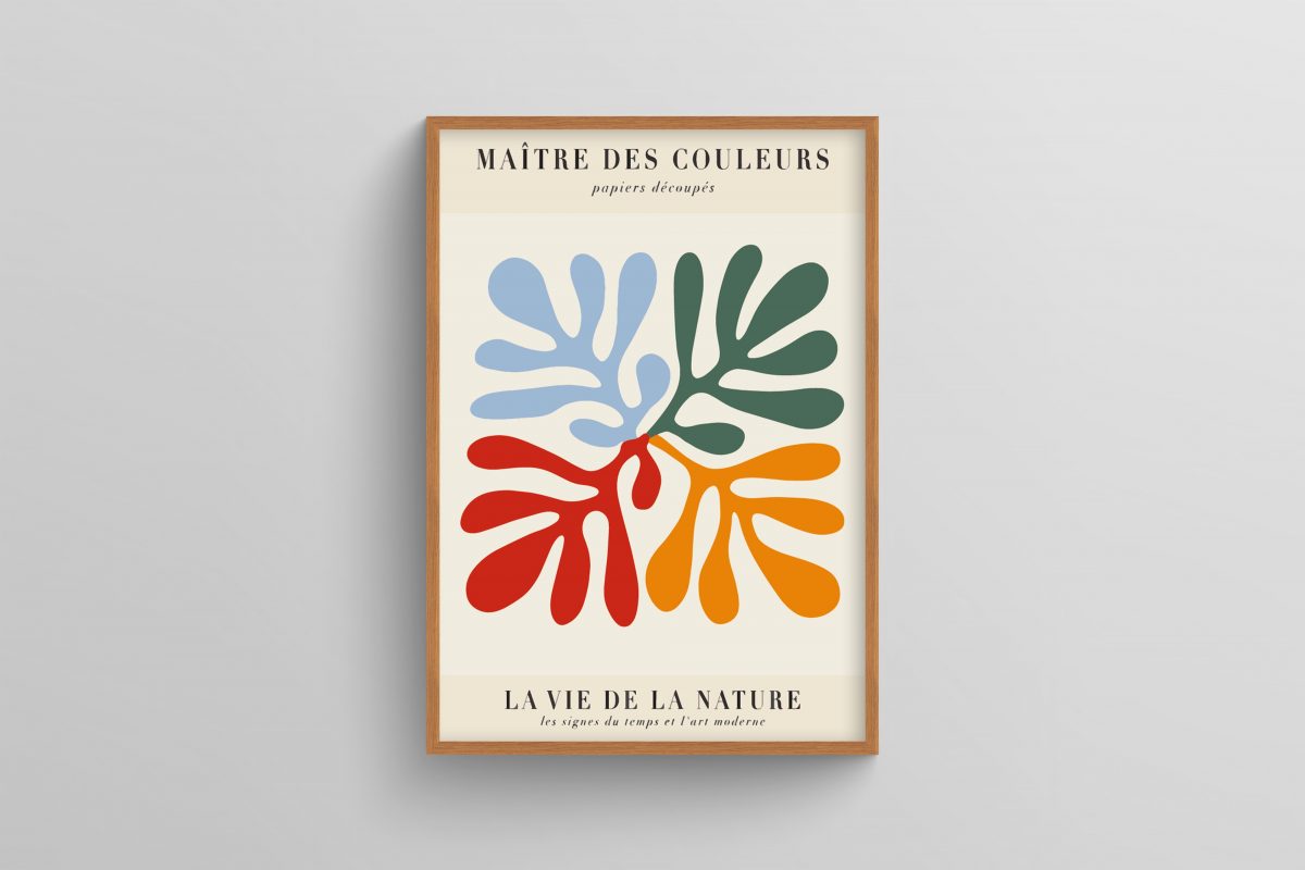 Ahşap Çerçeveli Matisse 3’lü Tablo Seti 3032