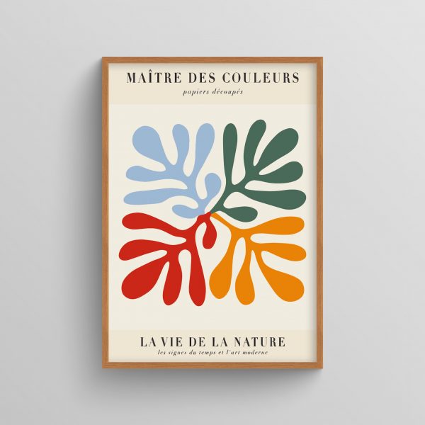 Ahşap Çerçeveli Matisse 3’lü Tablo Seti 3032