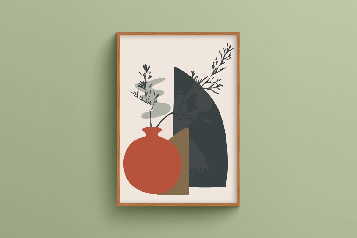 Ahşap Çerçeveli Bohemian 3’lü Tablo Seti