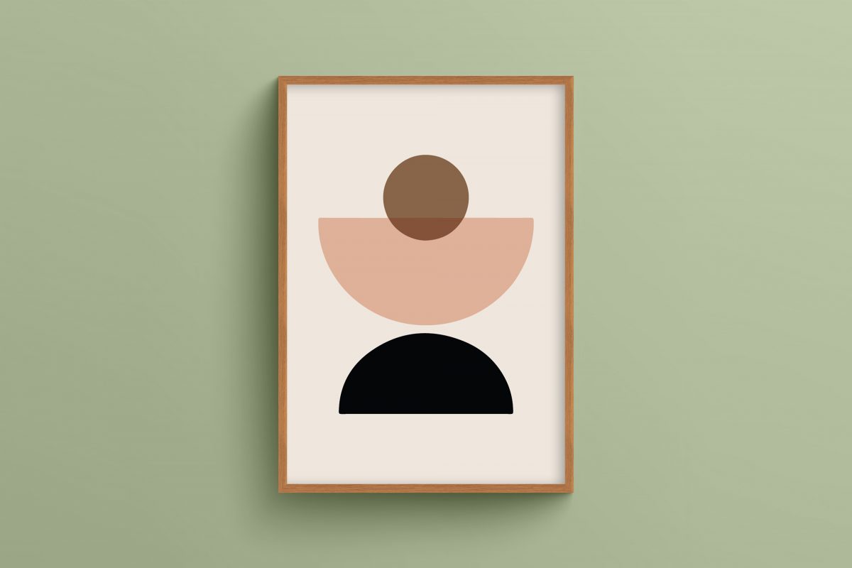 Ahşap Çerçeveli Bohemian 3’lü Tablo Seti