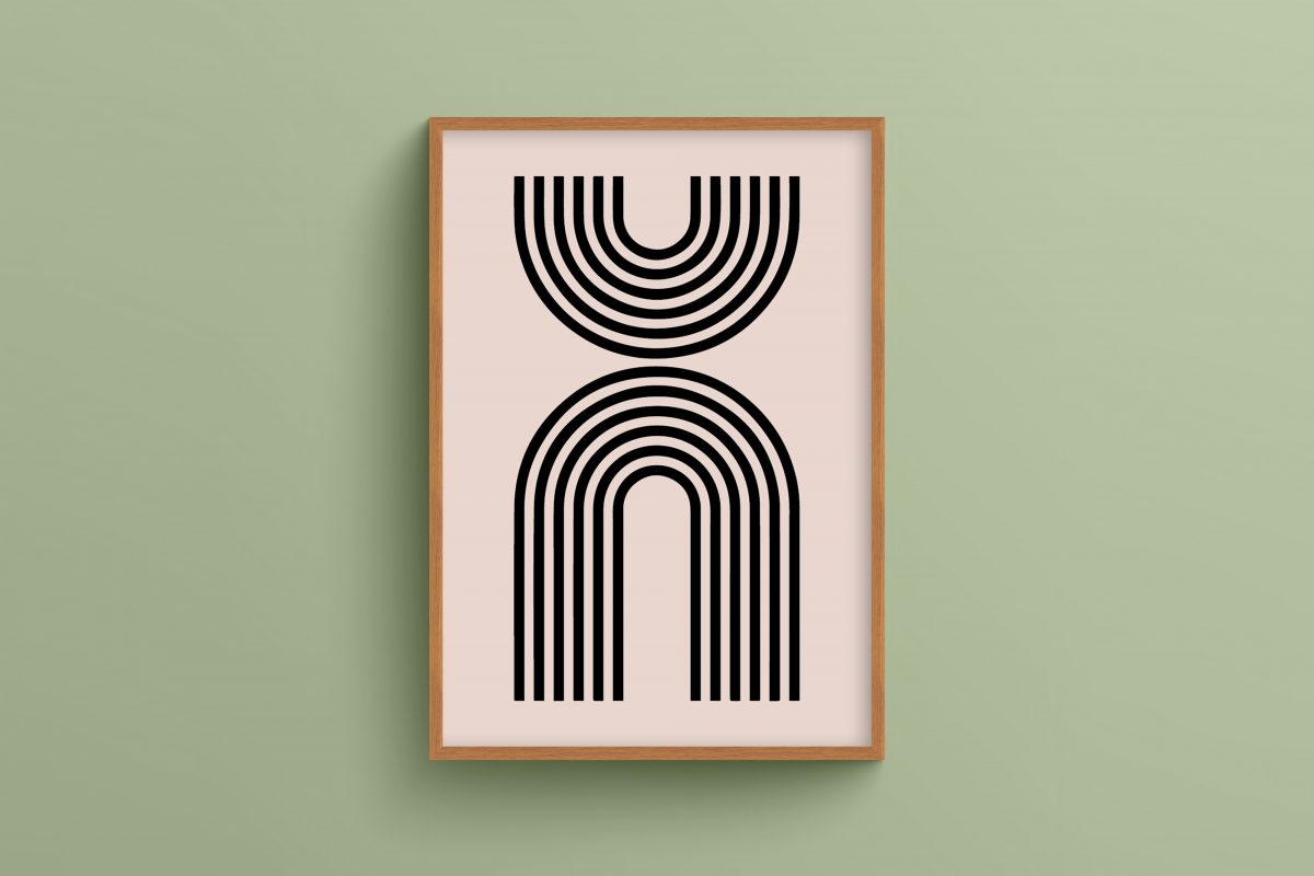 Ahşap Çerçeveli Bohemian 3’lü Tablo Seti