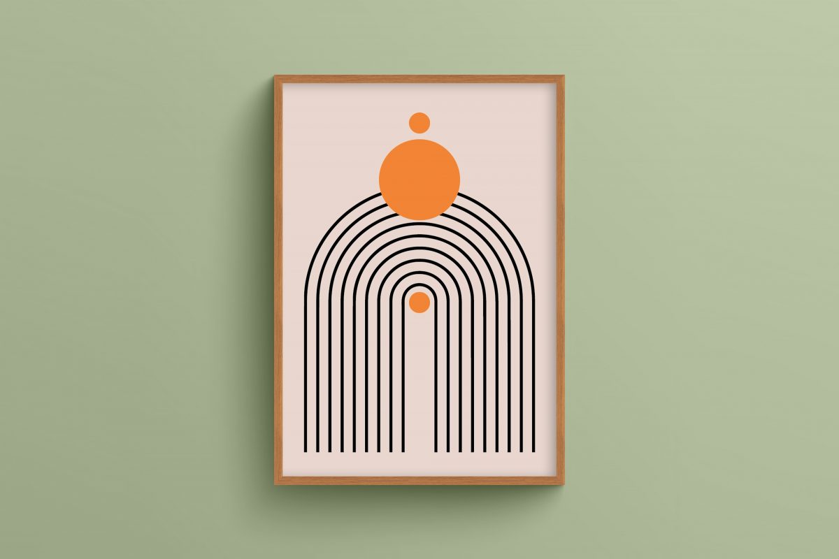 Ahşap Çerçeveli Bohemian 3’lü Tablo Seti