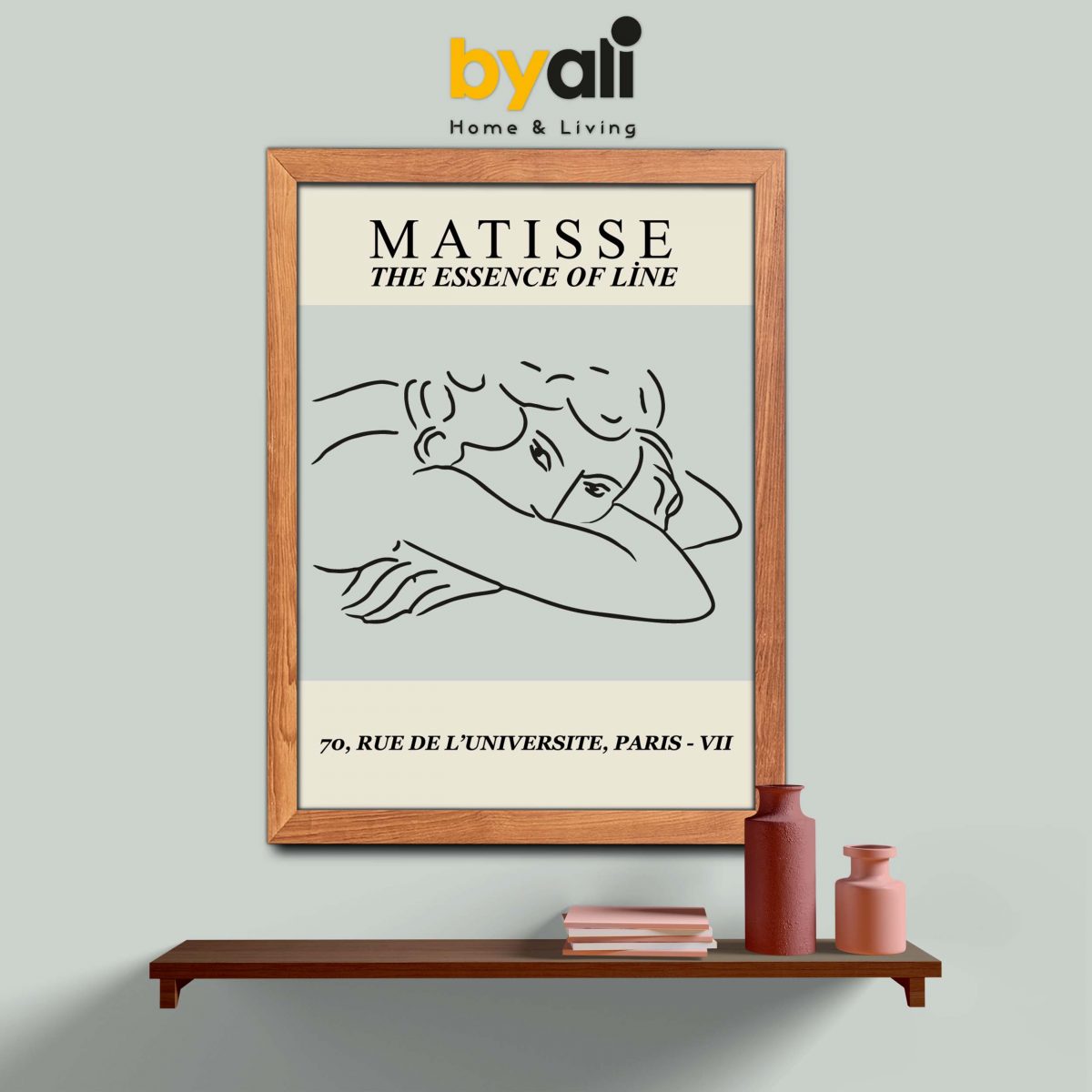 Ahşap Çerçeveli Matisse 3’lü Tablo Seti Ahşap Çerçeveli Matisse 3’lü Tablo Seti