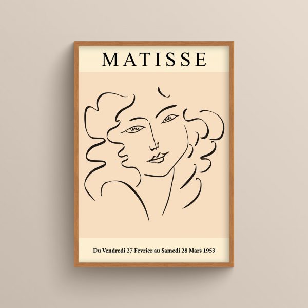 Ahşap Çerçeveli Matisse 3’lü Tablo Seti