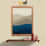 Ahşap Çerçeveli landscape 3’lü Tablo Seti