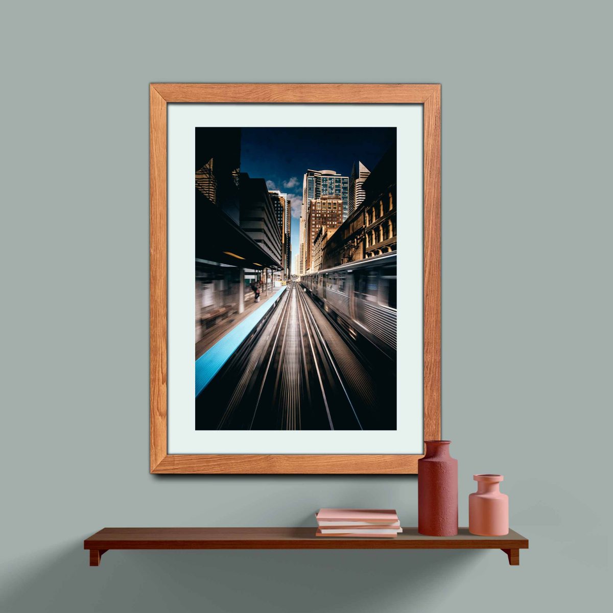 Ahşap Çerçeveli Metro 3’lü Tablo Seti F1004