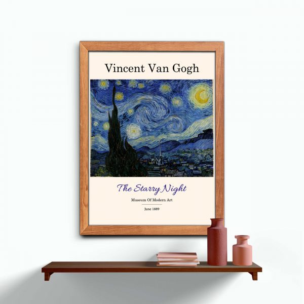 Van Gogh - The Starry Night Tablo - E1006