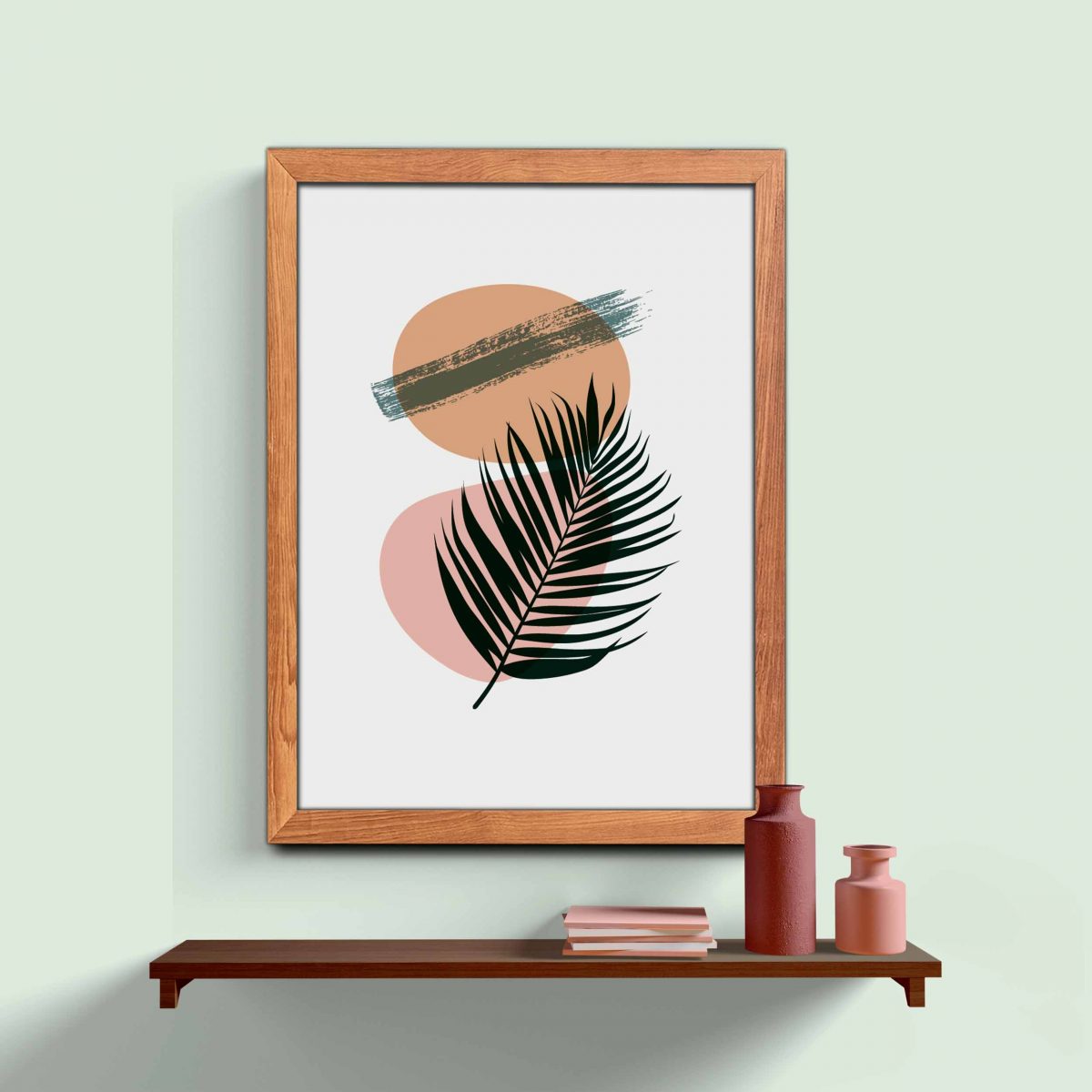 Bohemian Ahşap Çerçeveli 3’lü Tablo Seti 3158 - Görsel 3