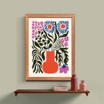 Minimalist Ahşap Çerçeveli 3’lü Tablo Seti 3187