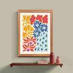 Minimalist Ahşap Çerçeveli 3’lü Tablo Seti 3187