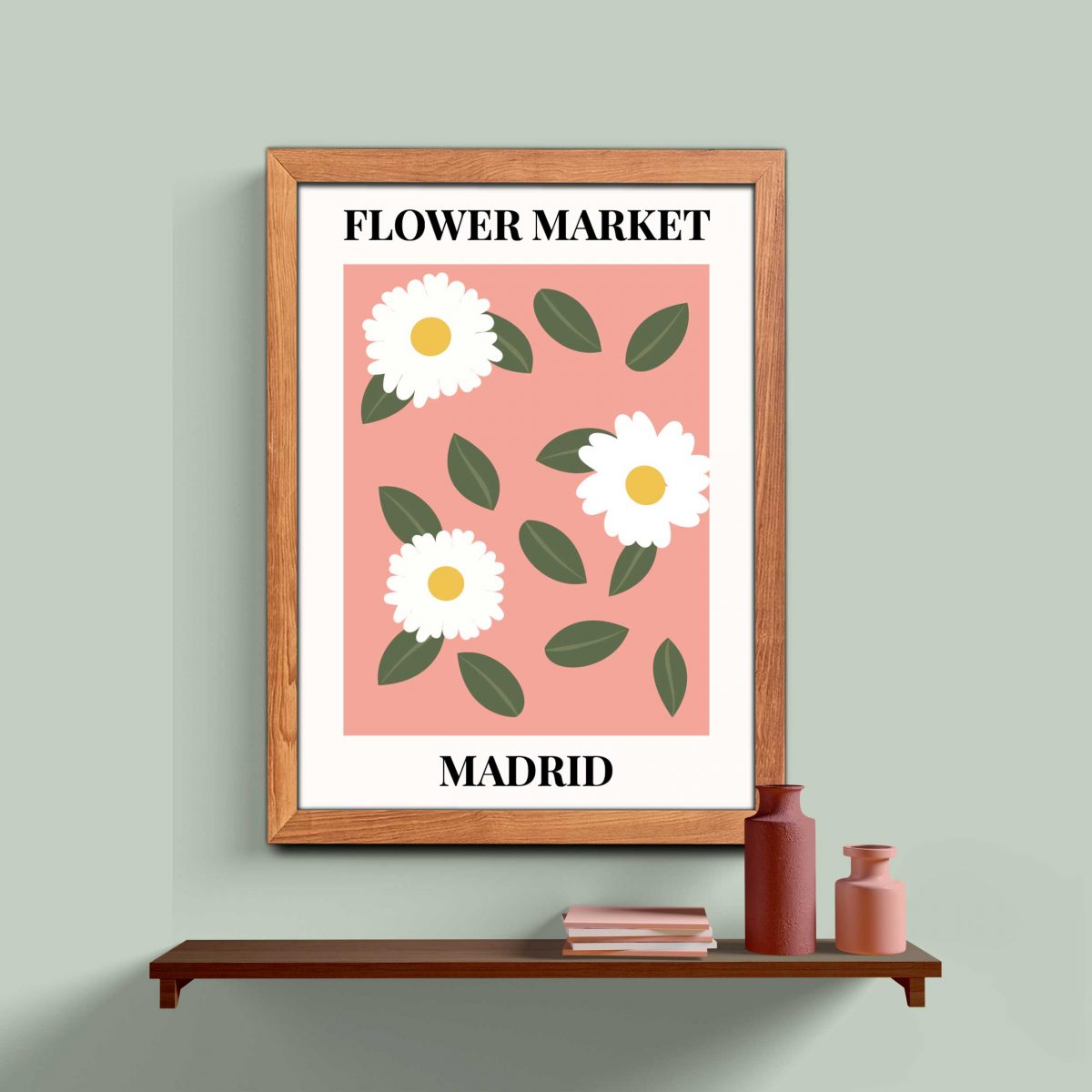 Flowers Market 3'lü Tablo Seti - 3202 - Görsel 2