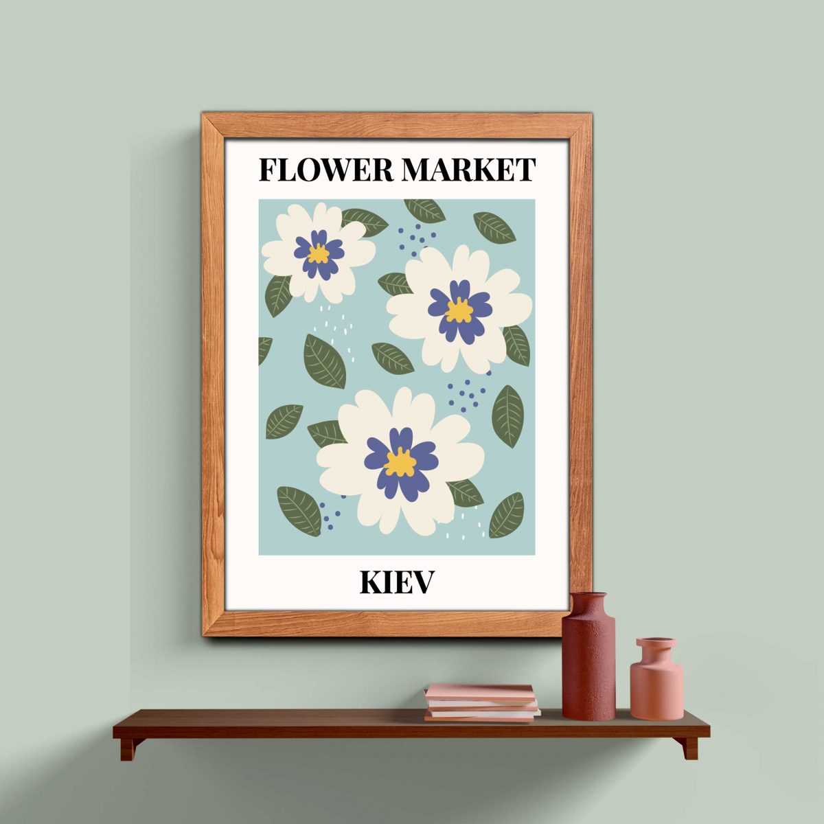 Flowers Market 3'lü Tablo Seti - 3202 - Görsel 4