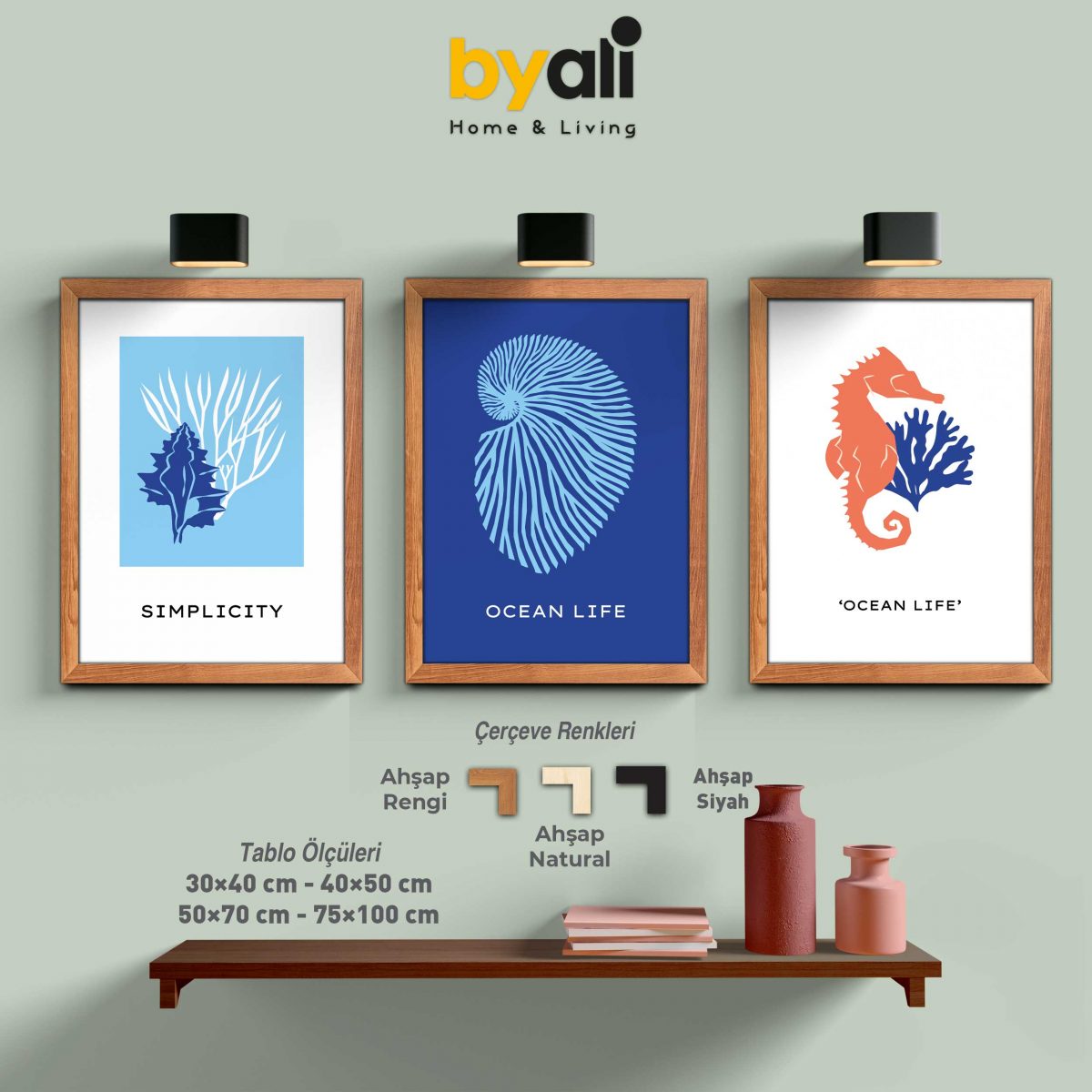 Wildlife 3'lü Tablo Seti - 3207