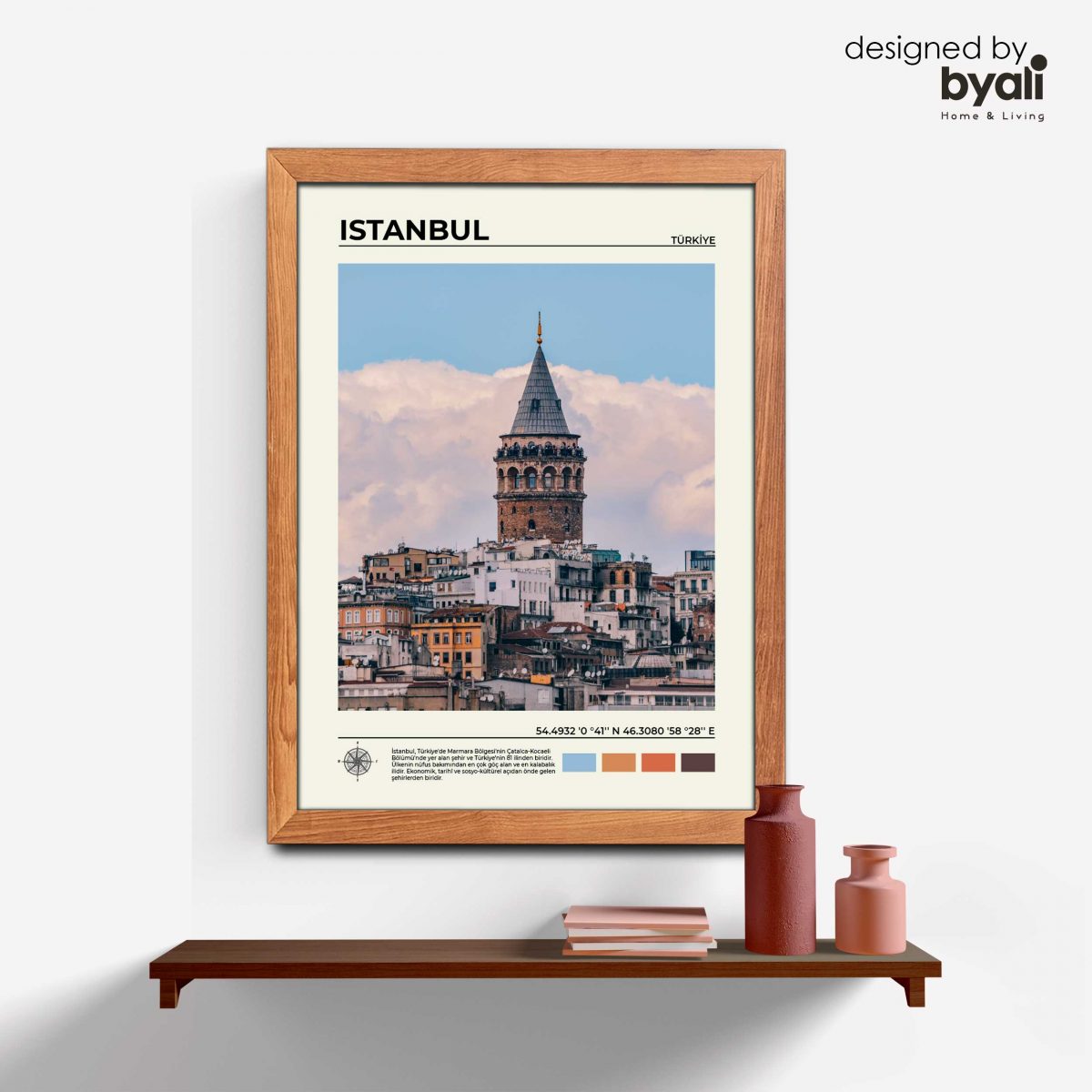 İstanbul Ahşap Çerçeveli Tablo C10027