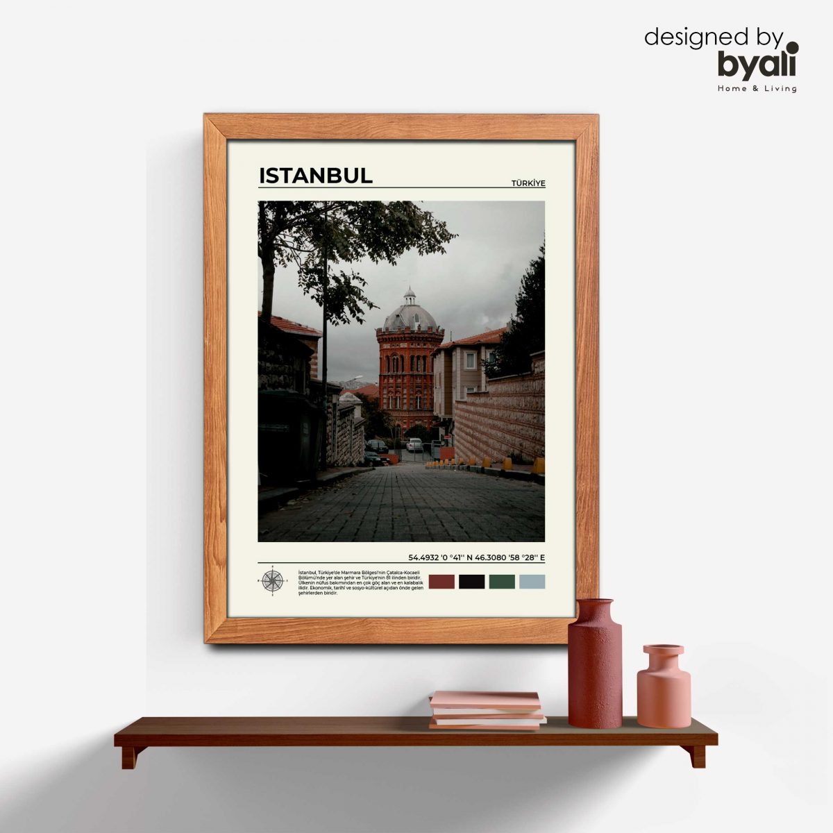 İstanbul Ahşap Çerçeveli Tablo C10031