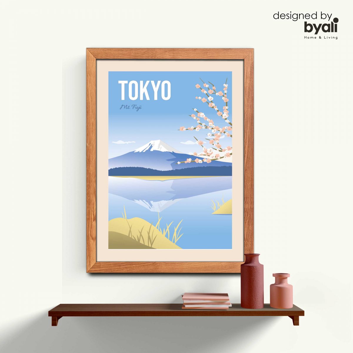 Tokyo Retro Şehir Ahşap Çerçeveli Tablo CR 1022