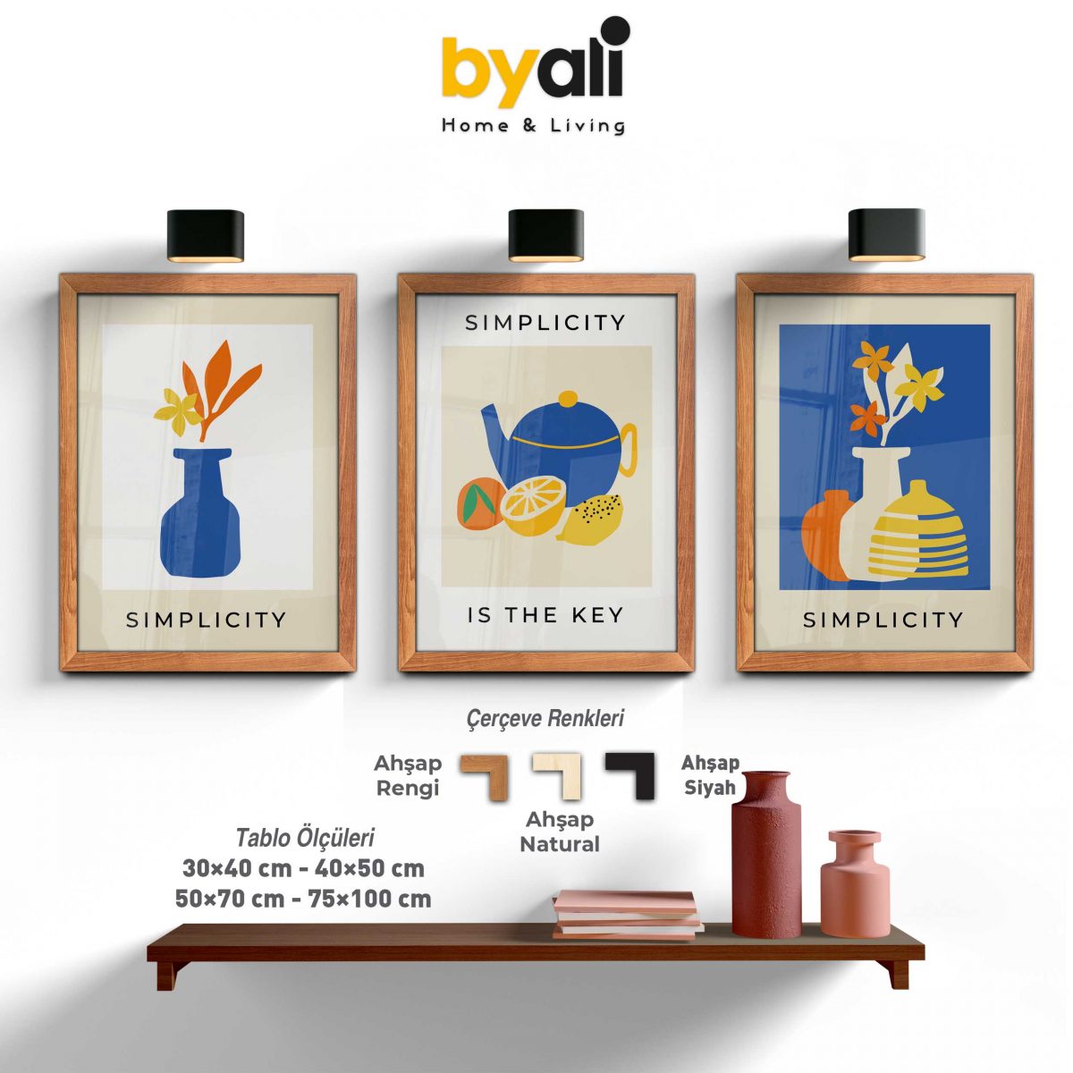 Boho Art 3’lü Tablo Seti - 3289