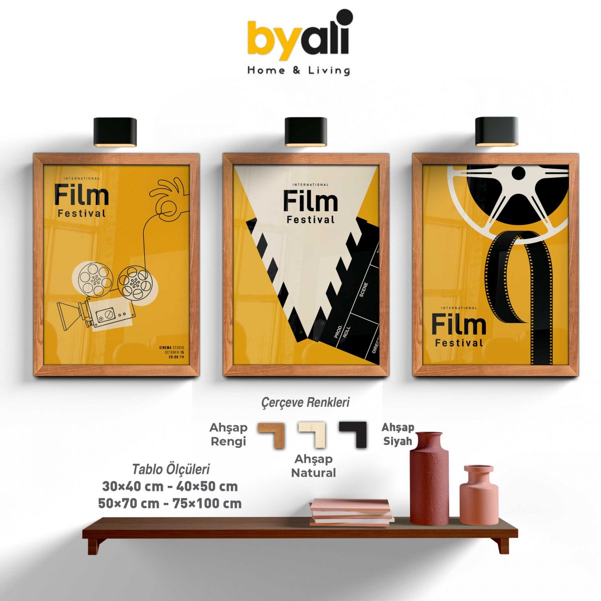 Film Festival 3’lü Tablo Seti - 3309
