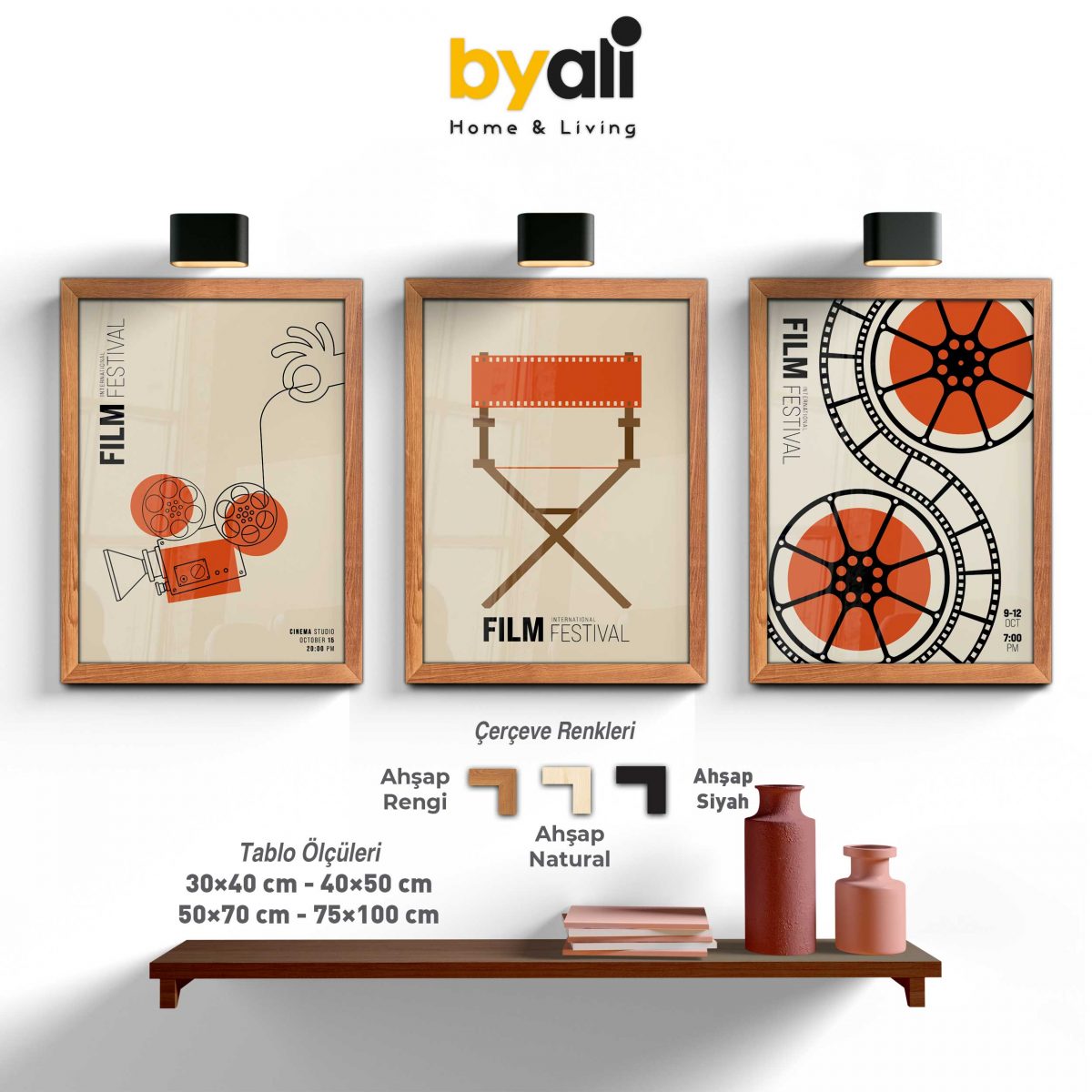 Film Festival 3’lü Tablo Seti - 3311
