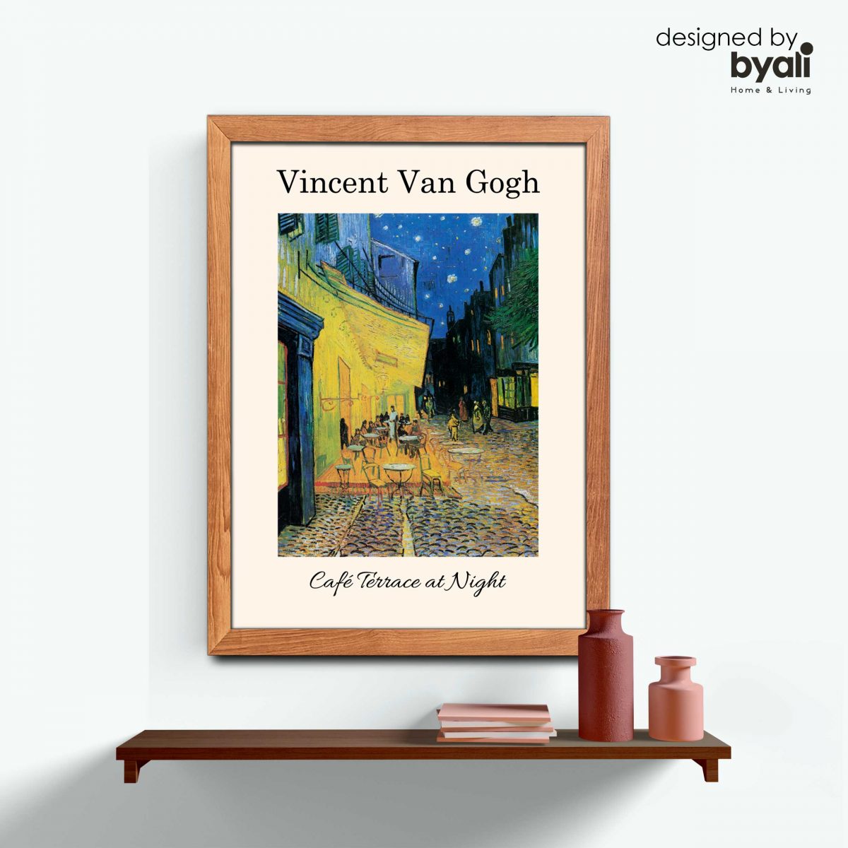 Van Gogh - Café Terrace at Night Tablo - E1049