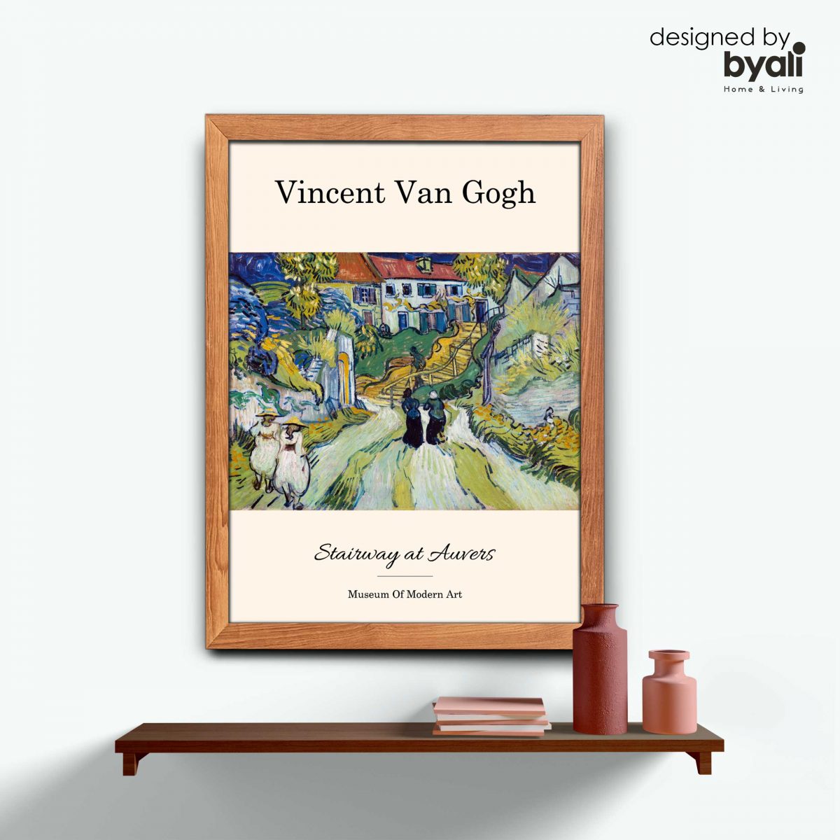 Van Gogh - Stairway at Auvers Tablo - E1055