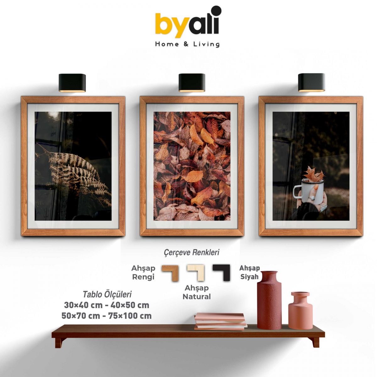 Autumn 3’lü Tablo Seti - F1023
