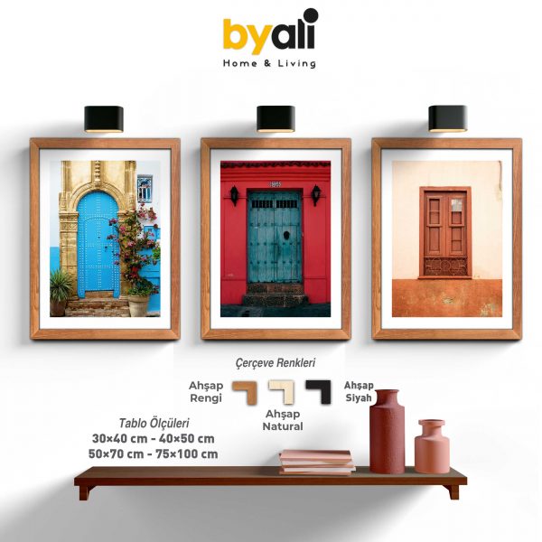 Life Style 3’lü Tablo Seti - F1062