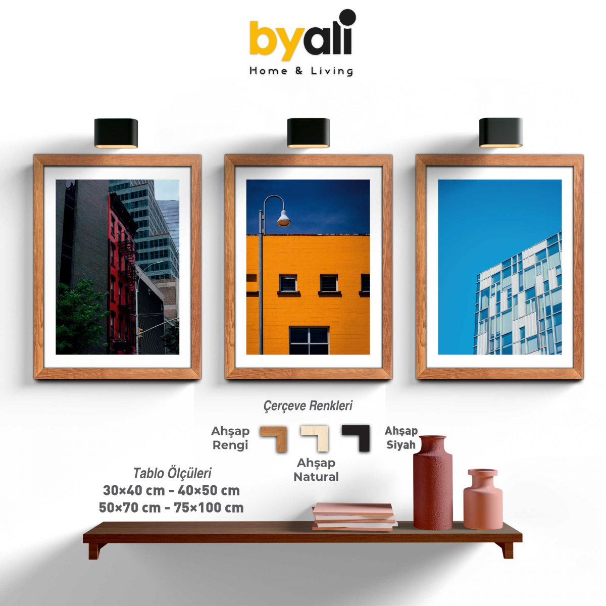 Life Style 3’lü Tablo Seti - F1072---0