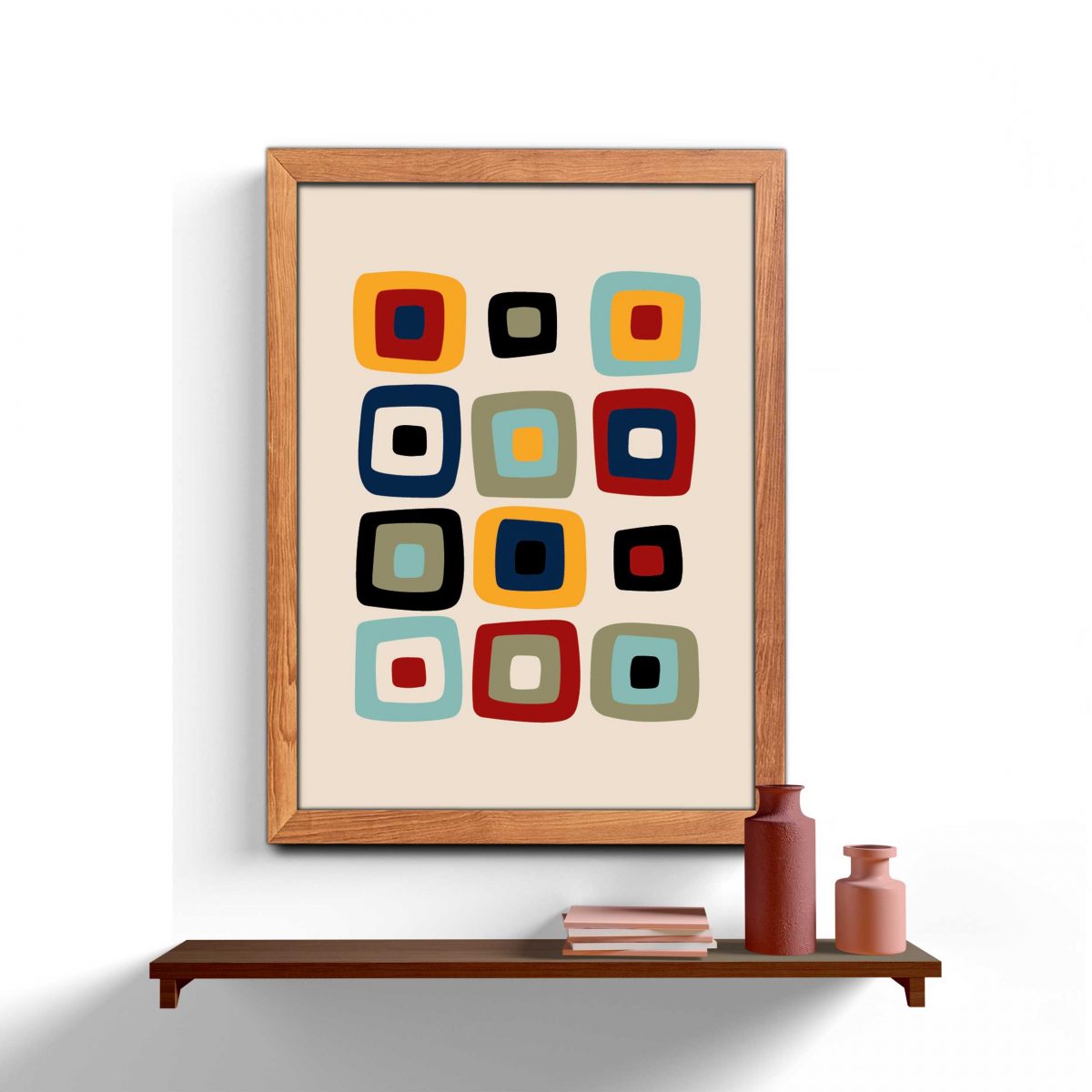 Mid Century 3’lü Tablo Seti - 3316-1