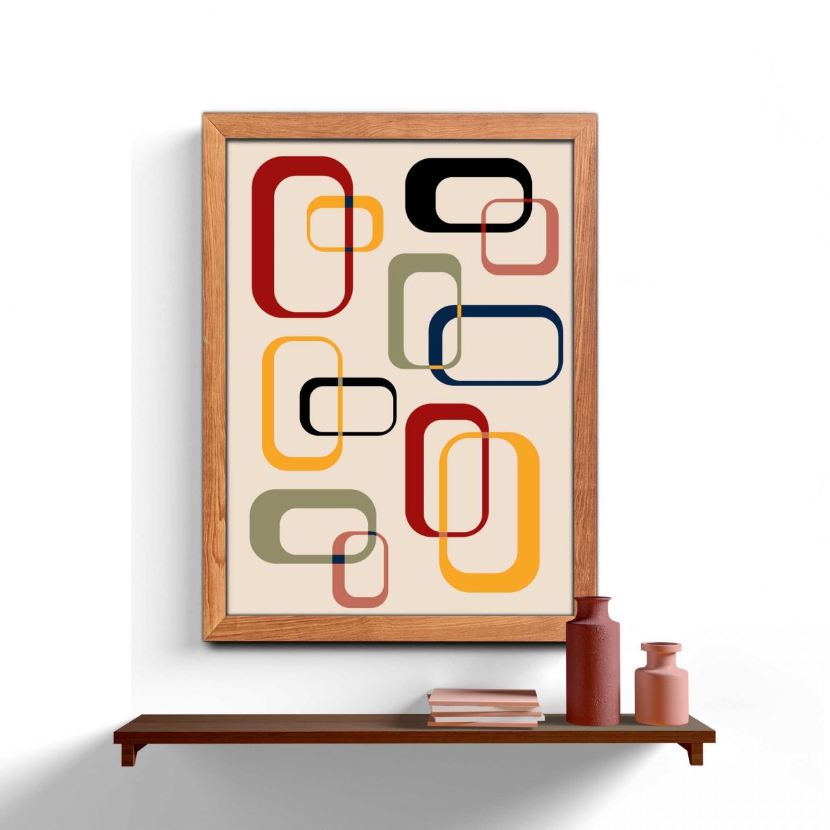 Mid Century 3’lü Tablo Seti - 3316-2