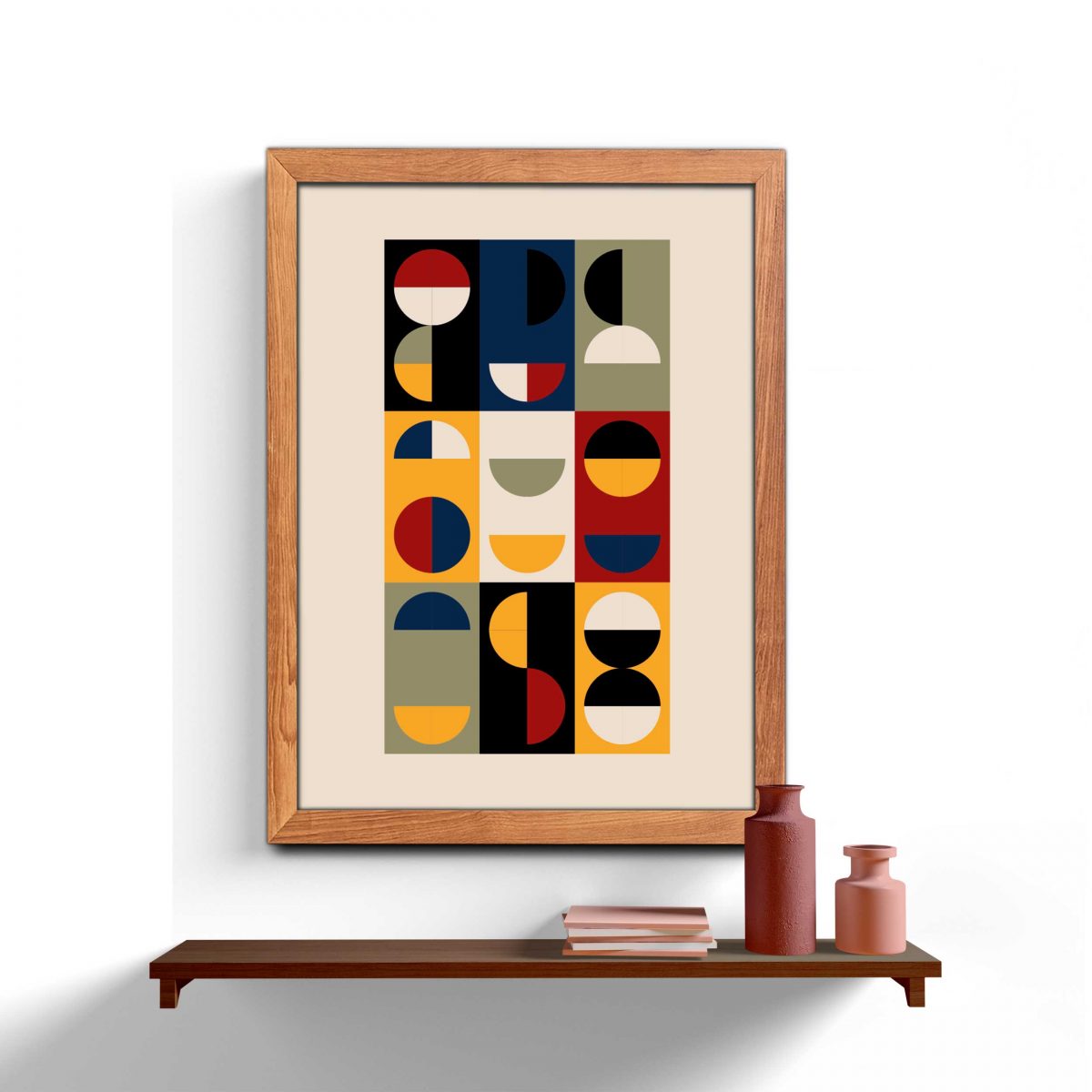 Mid Century 3’lü Tablo Seti - 3316-3